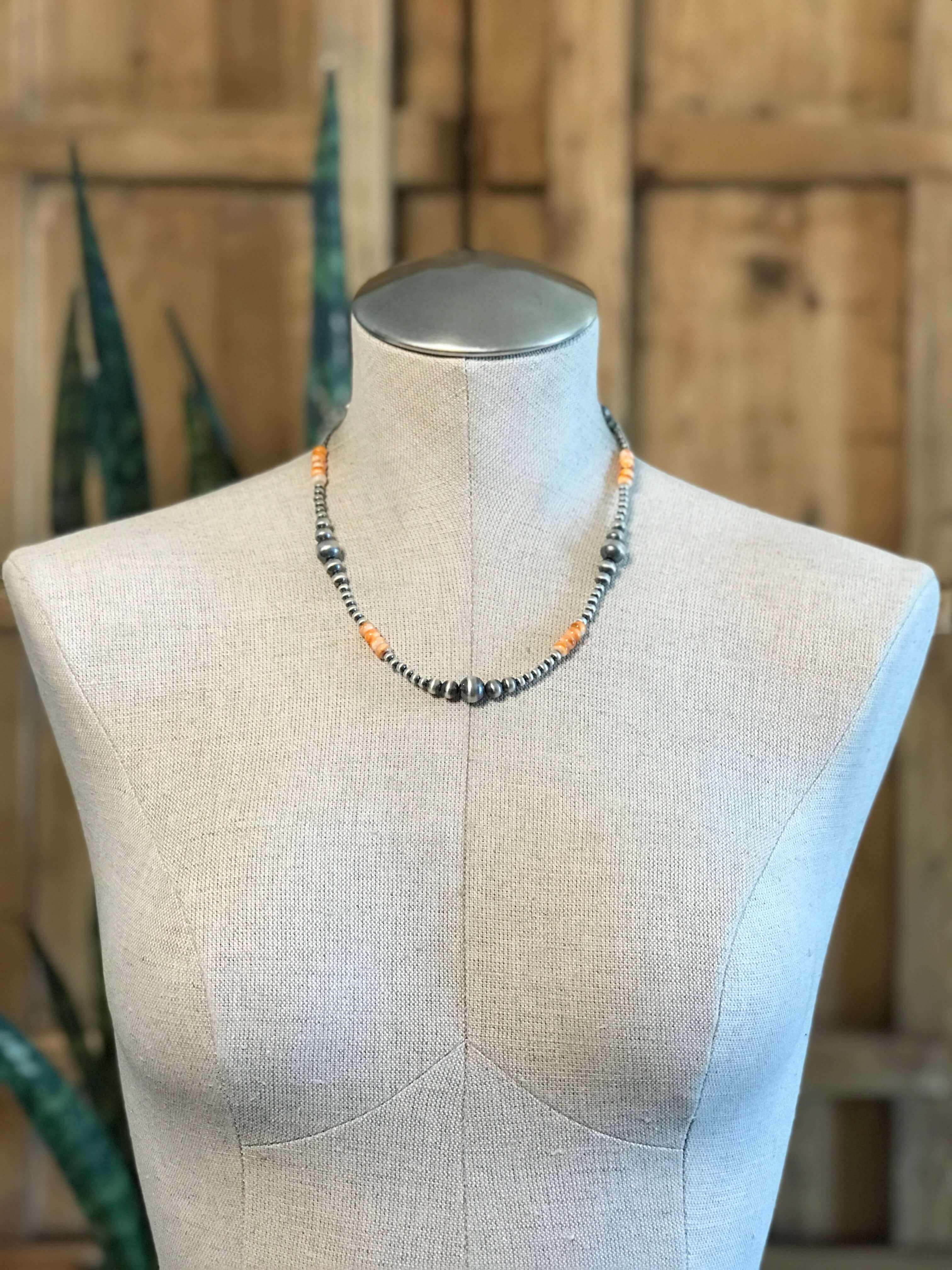 The Maven Necklace in Orange Spiny Oyster - Image 2