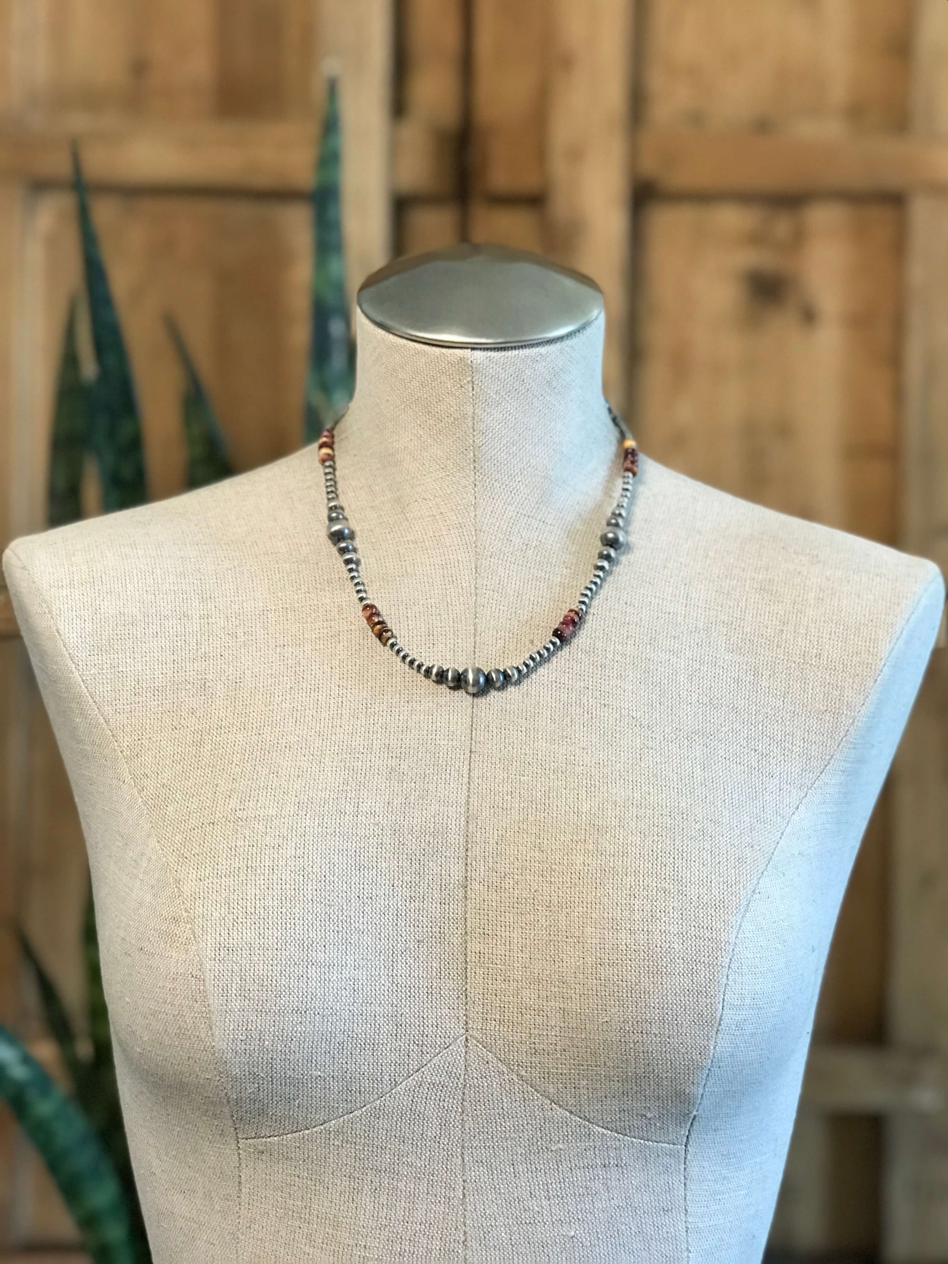 The Maven Necklace in Purple Spiny Oyster - Image 2
