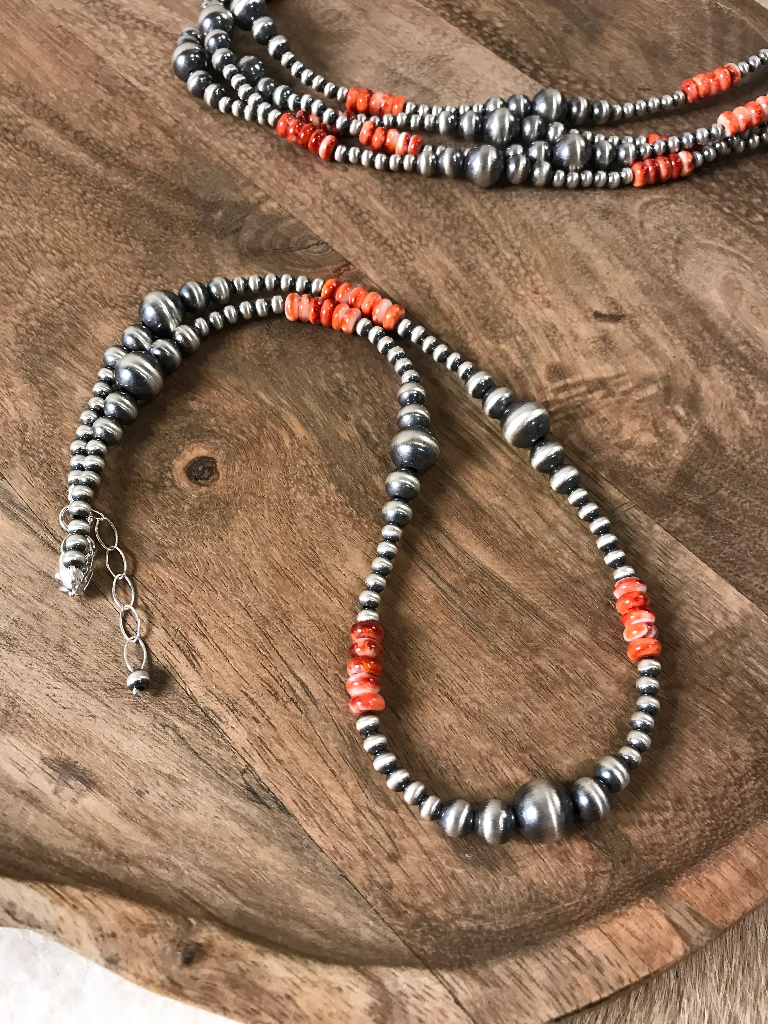 The Maven Necklace in Red Spiny Oyster