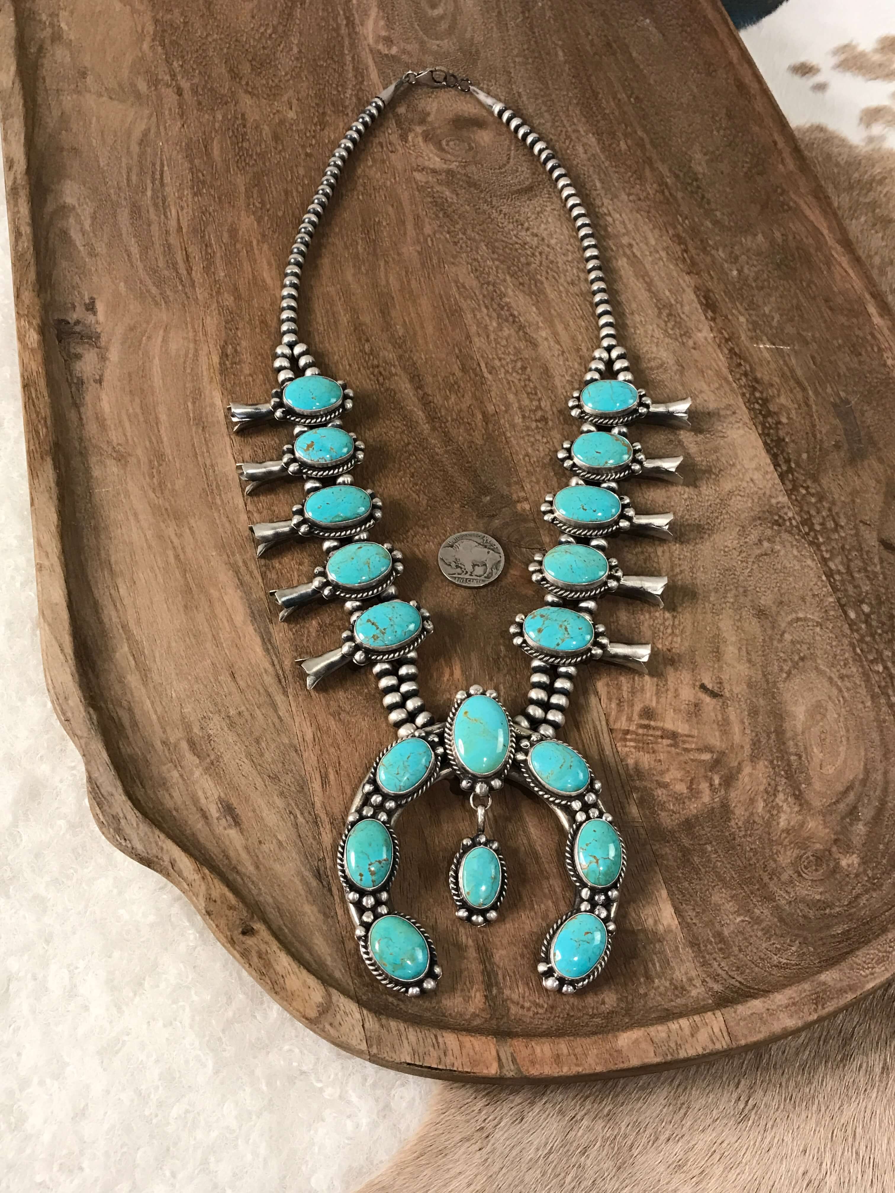 The McCoy Squash Blossom Necklace Set - Image 5