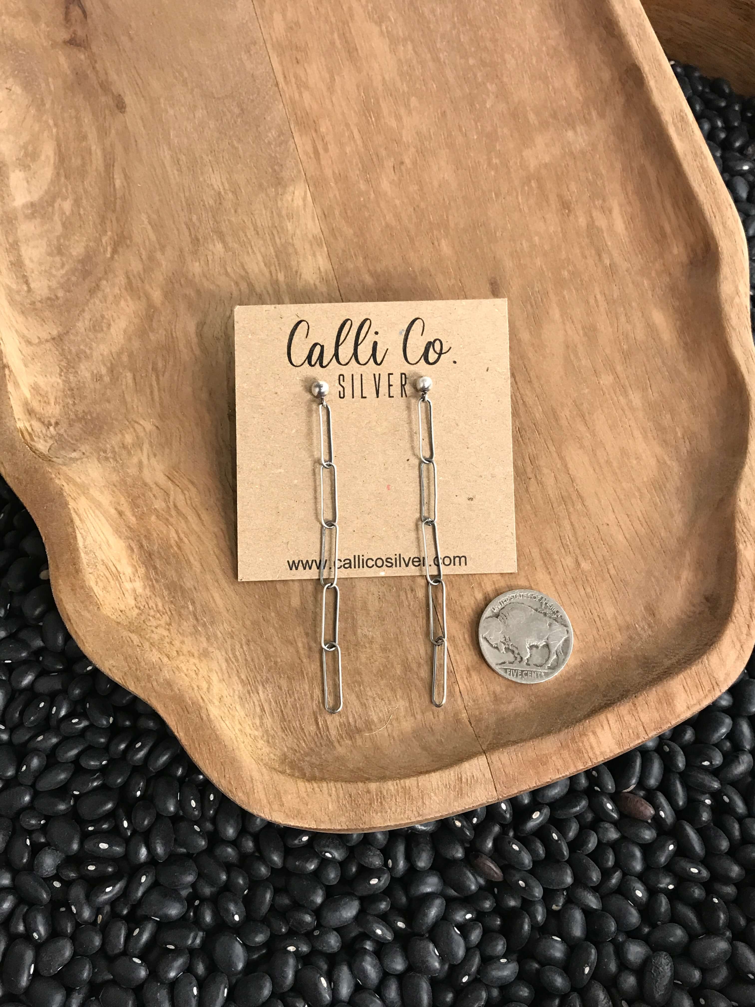 The Petite Mellow Chain Earrings - Image 2