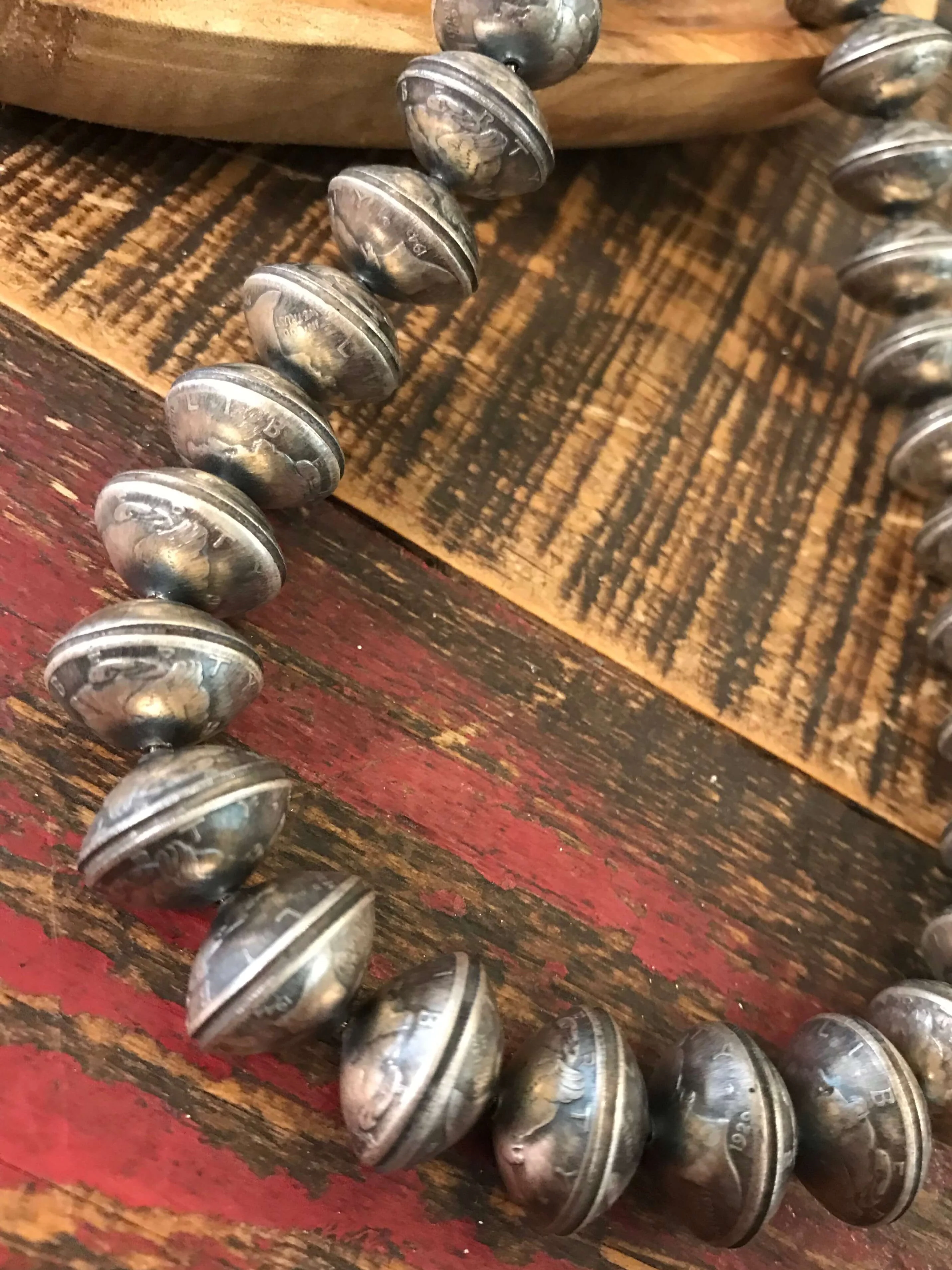 The Mercury Dime Pearl Necklace, 23" - Image 3