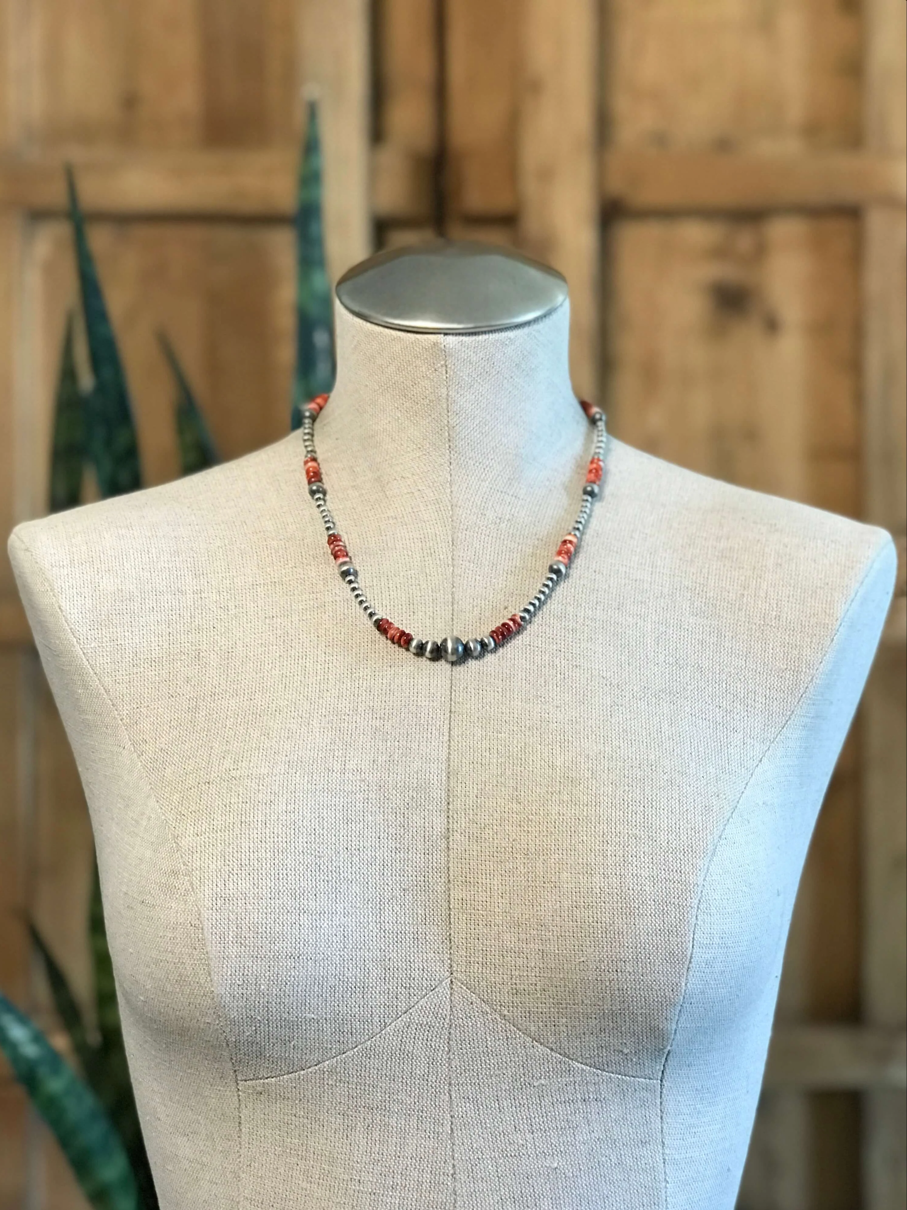 The Milly Necklace in Red Spiny Oyster - Image 2