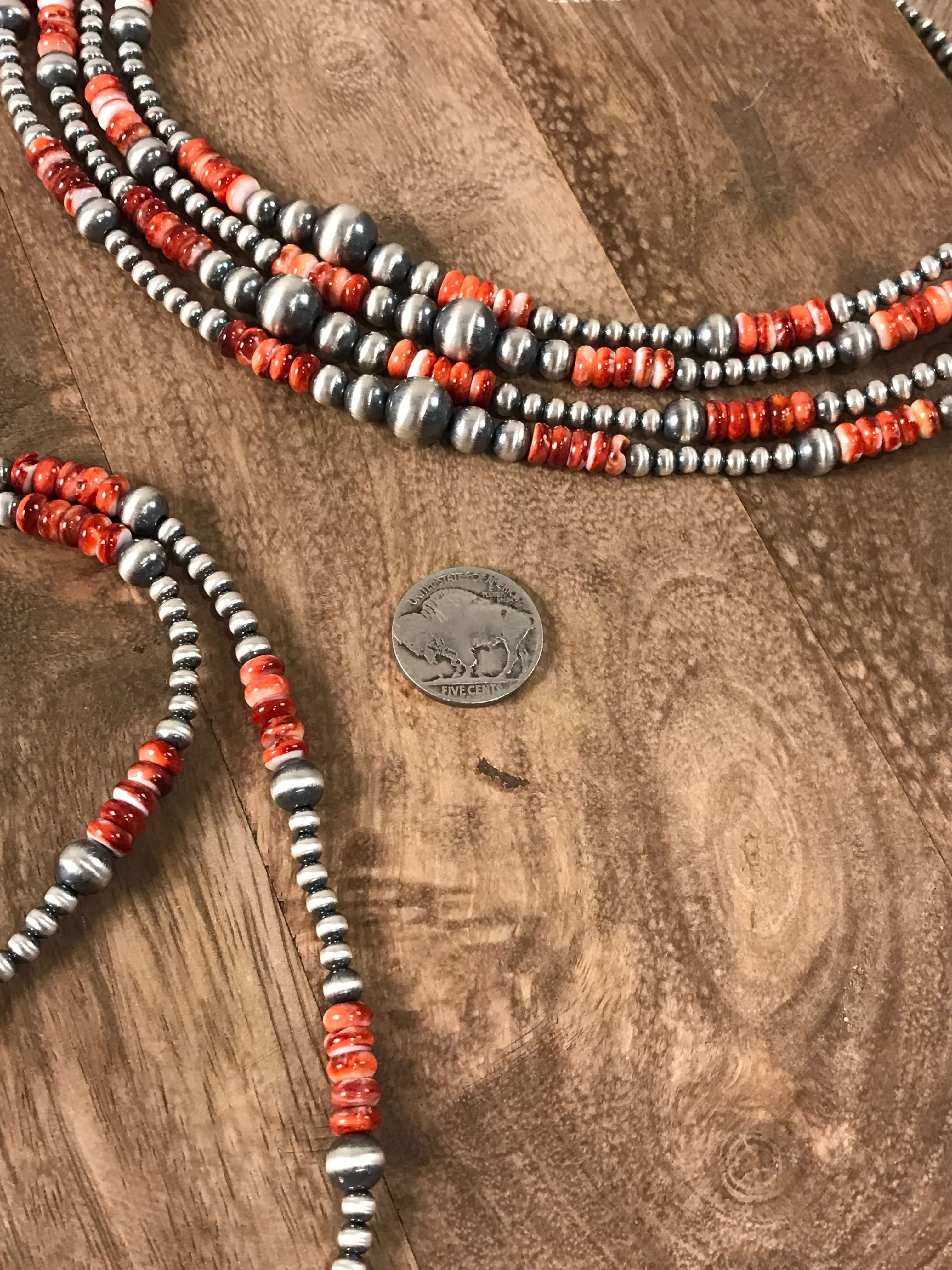 The Milly Necklace in Red Spiny Oyster - Image 3