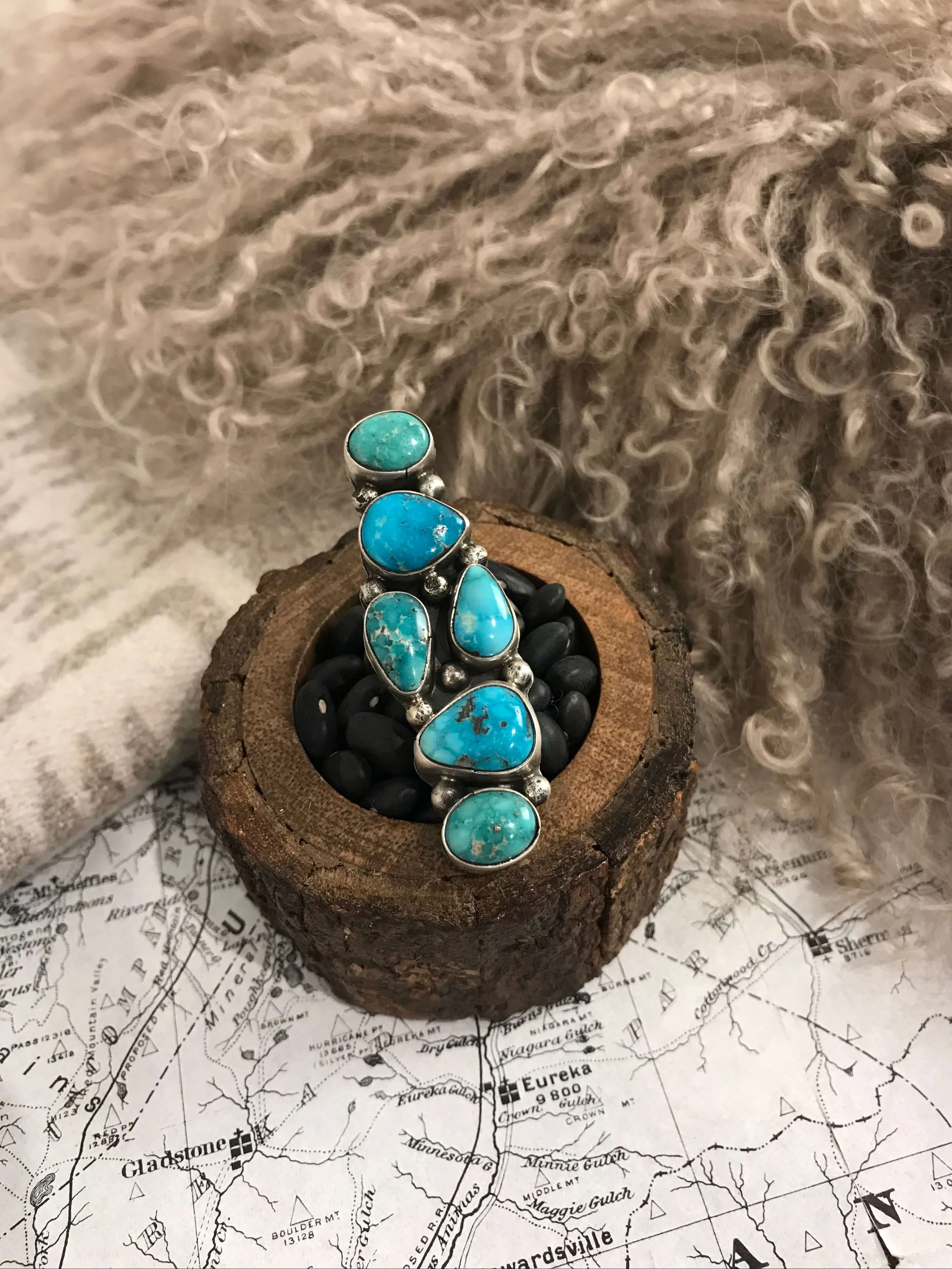 The Milpitas Adjustable Turquoise Ring
