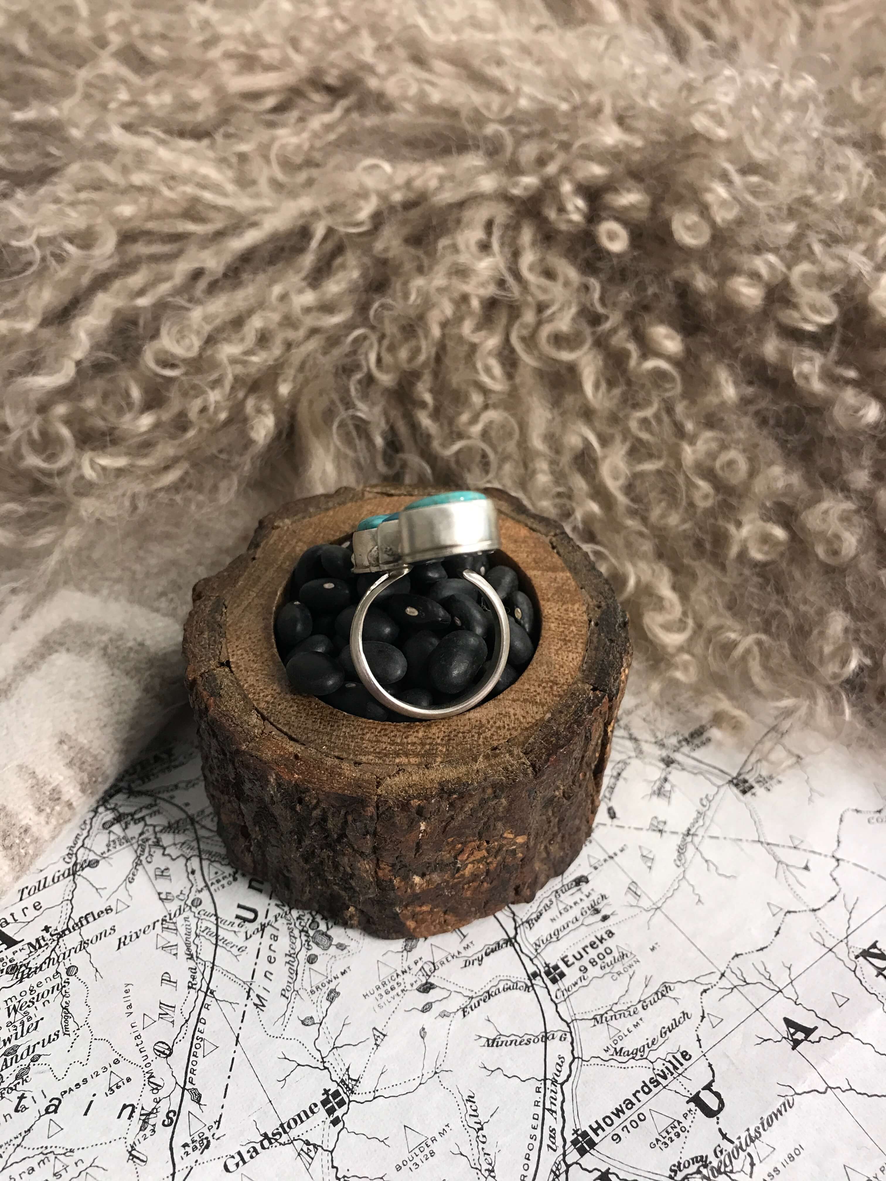 The Milpitas Adjustable Turquoise Ring - Image 4