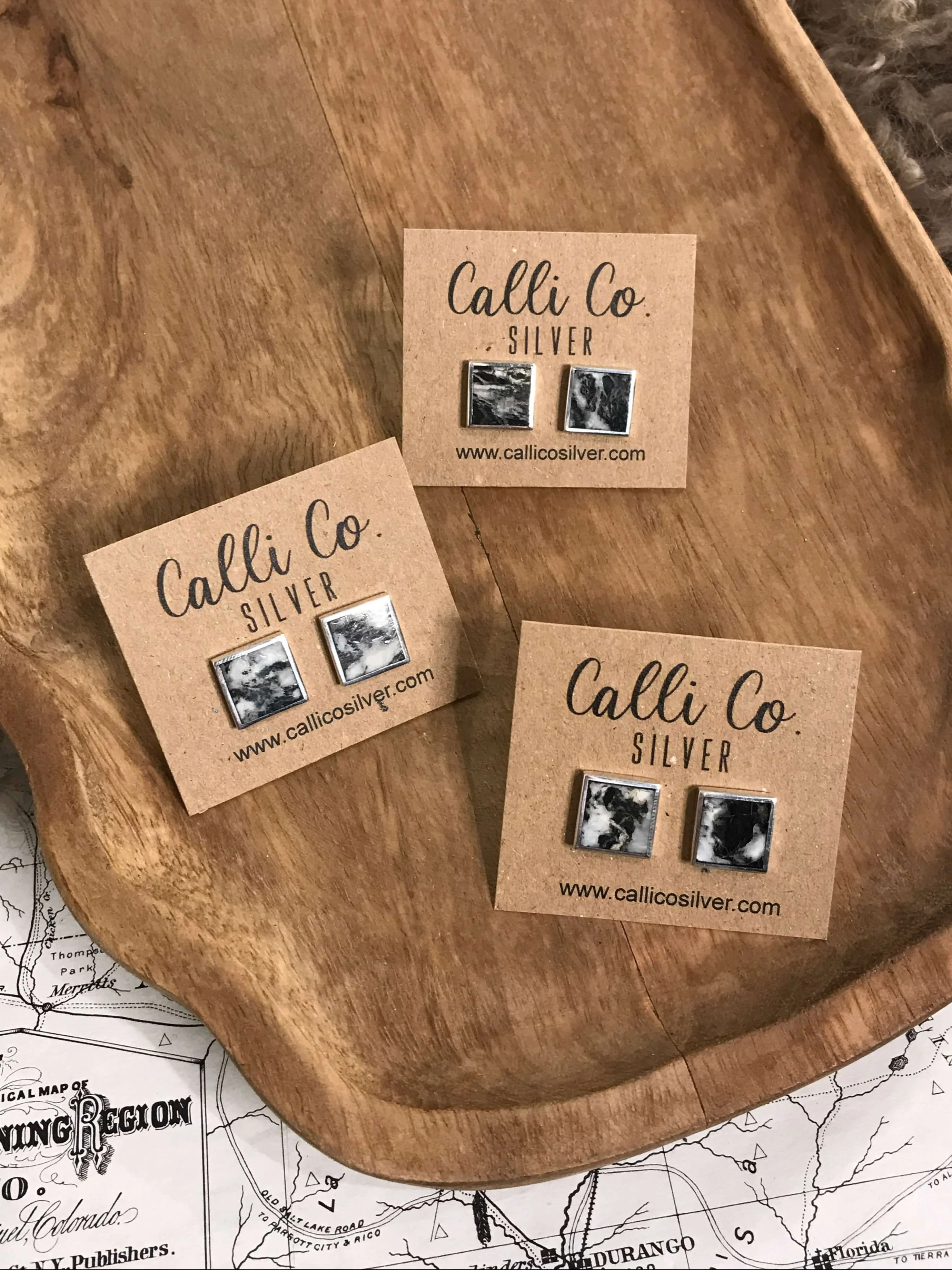 The Mohaka Inlay Studs