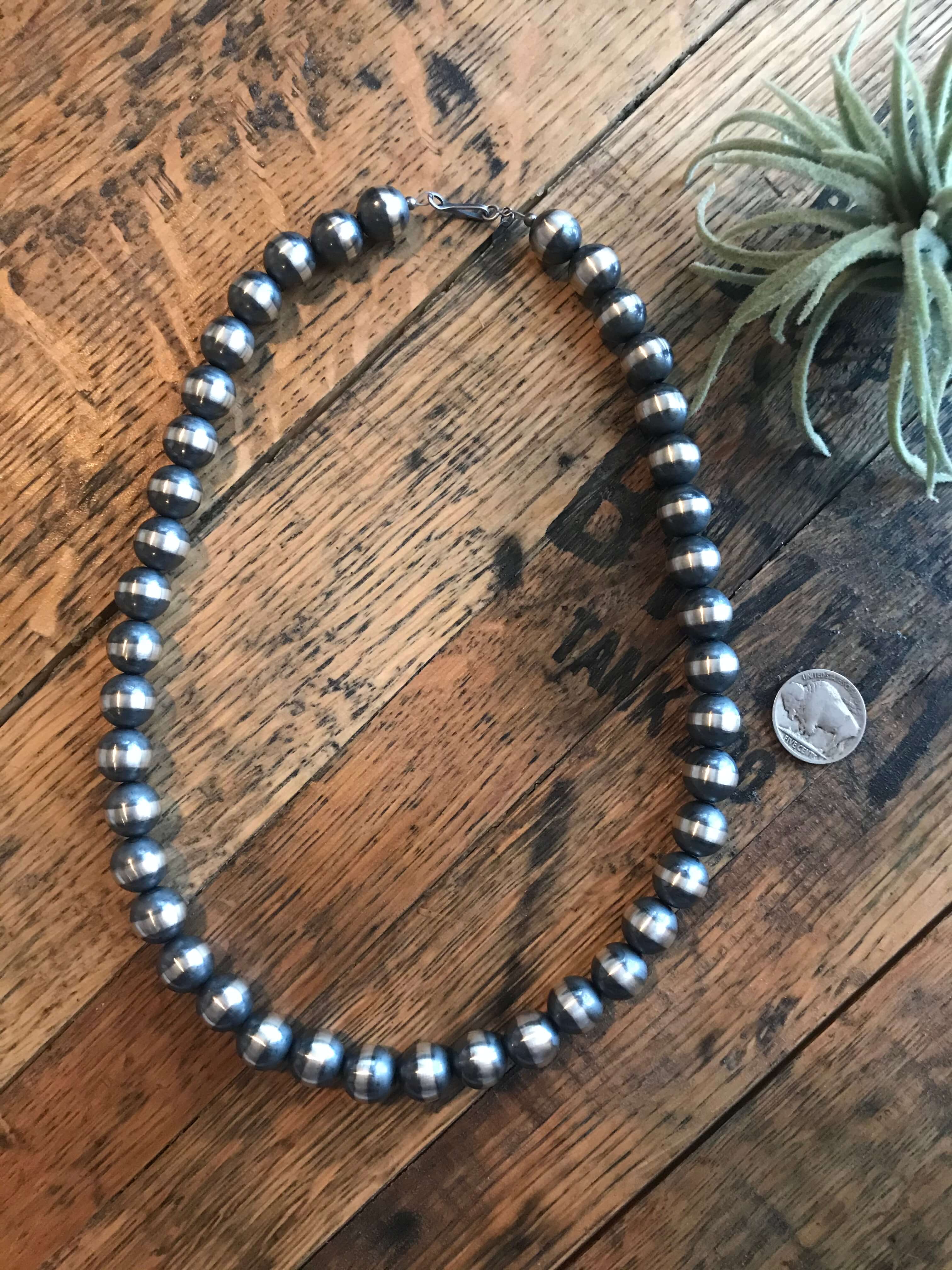 The Monument 12mm Pearl Necklace - Image 3