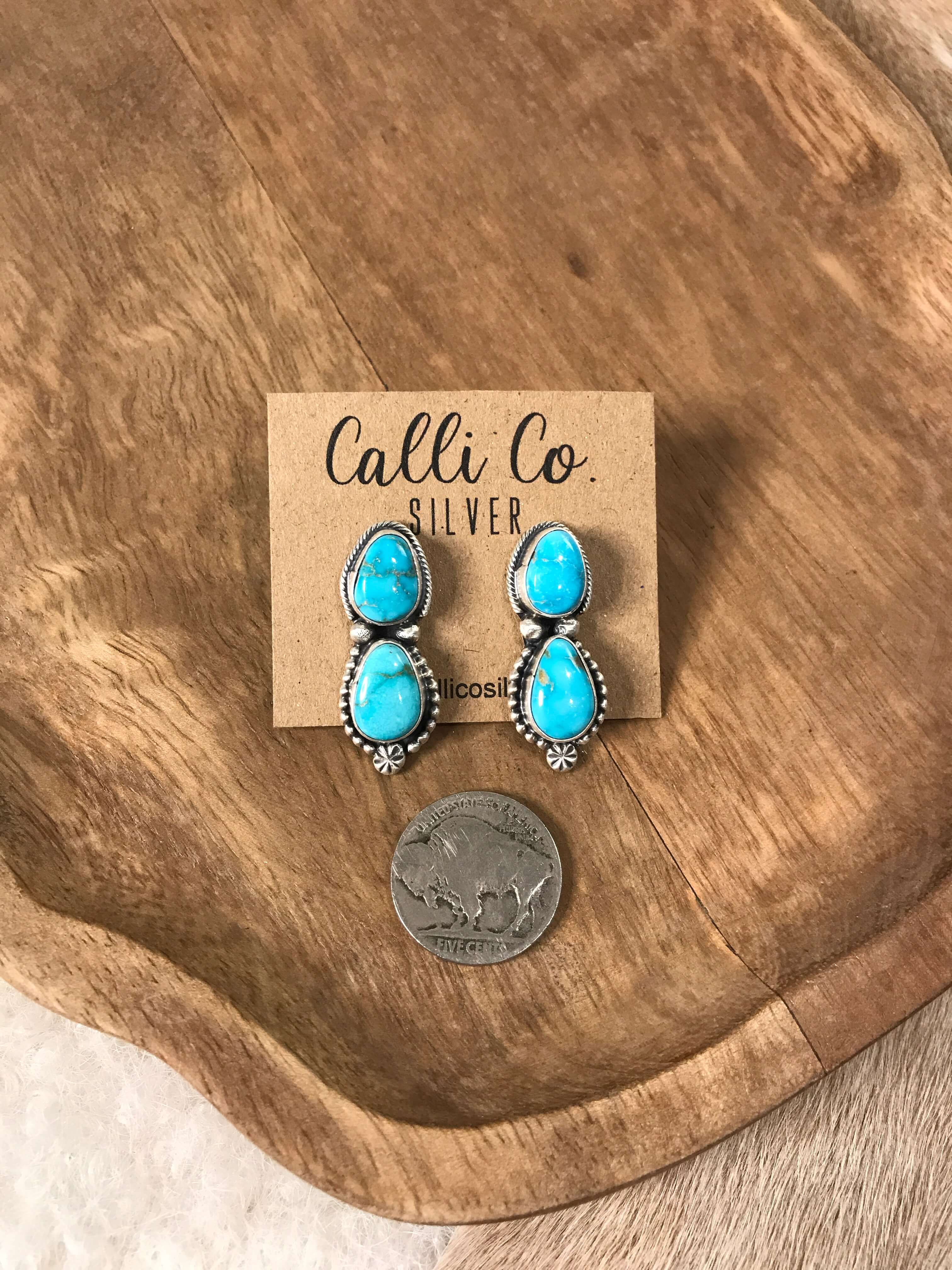 The Muse Turquoise Earrings, 4 - Image 2