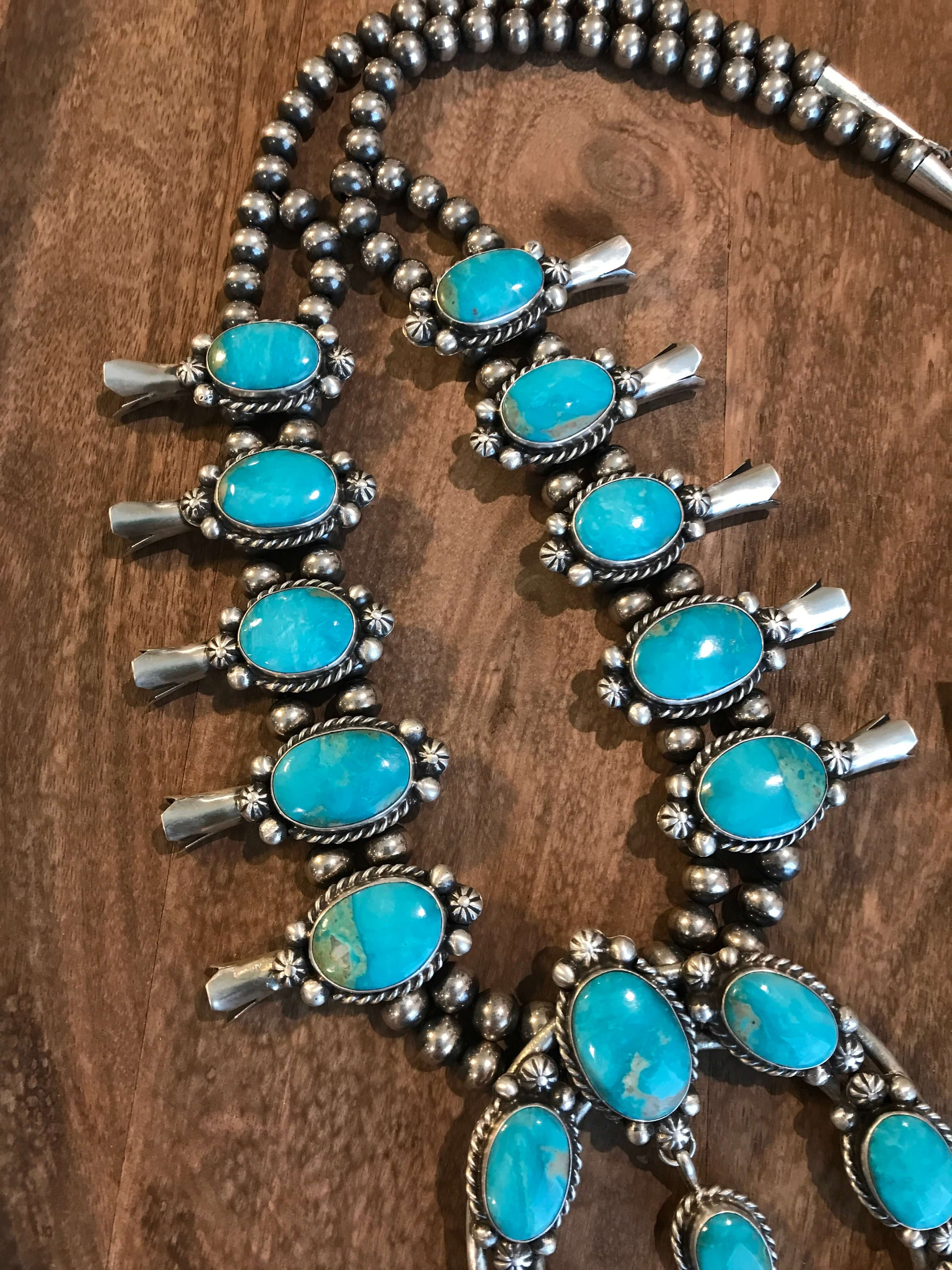 The Nacona Squash Blossom Necklace Set - Image 5