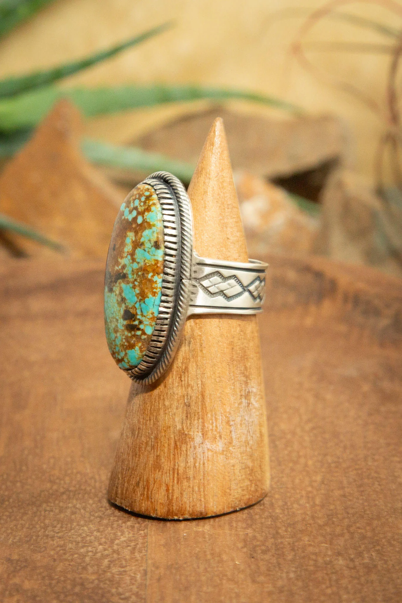 The Noble Turquoise Ring, 3 Sz 8.75 - Image 3