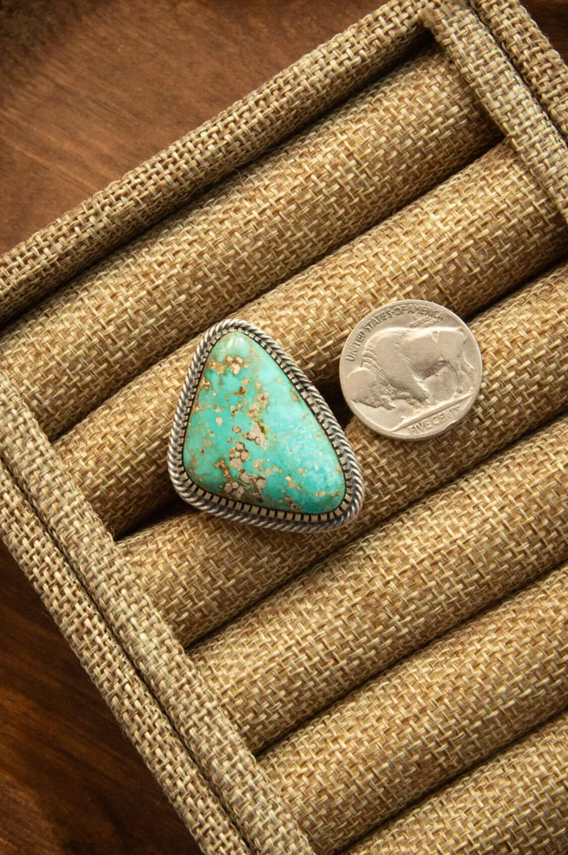 The Noble Turquoise Ring, 5 Sz 8.5 - Image 2