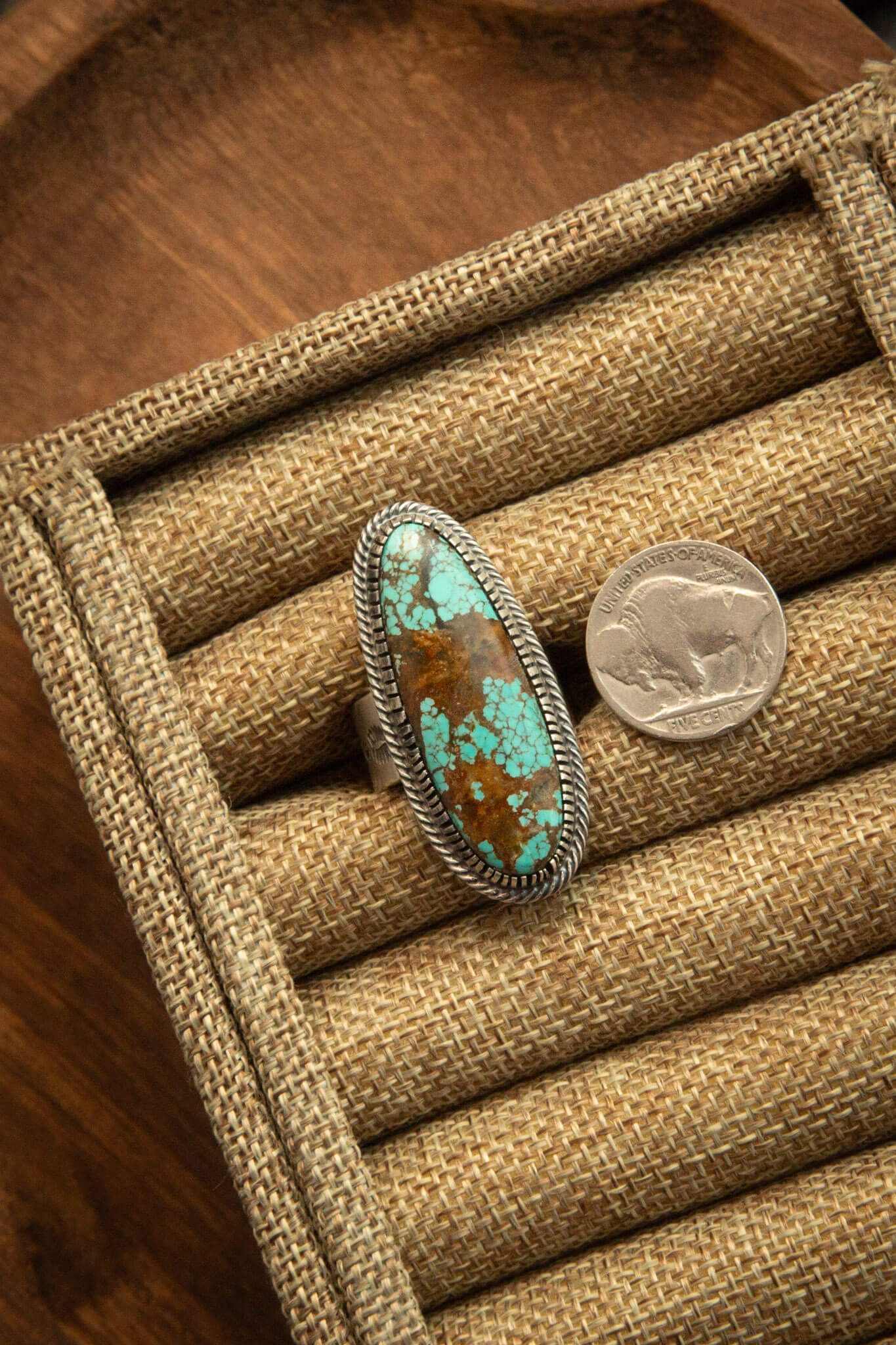The Noble Turquoise Ring, 9 Sz 9.5 - Image 3