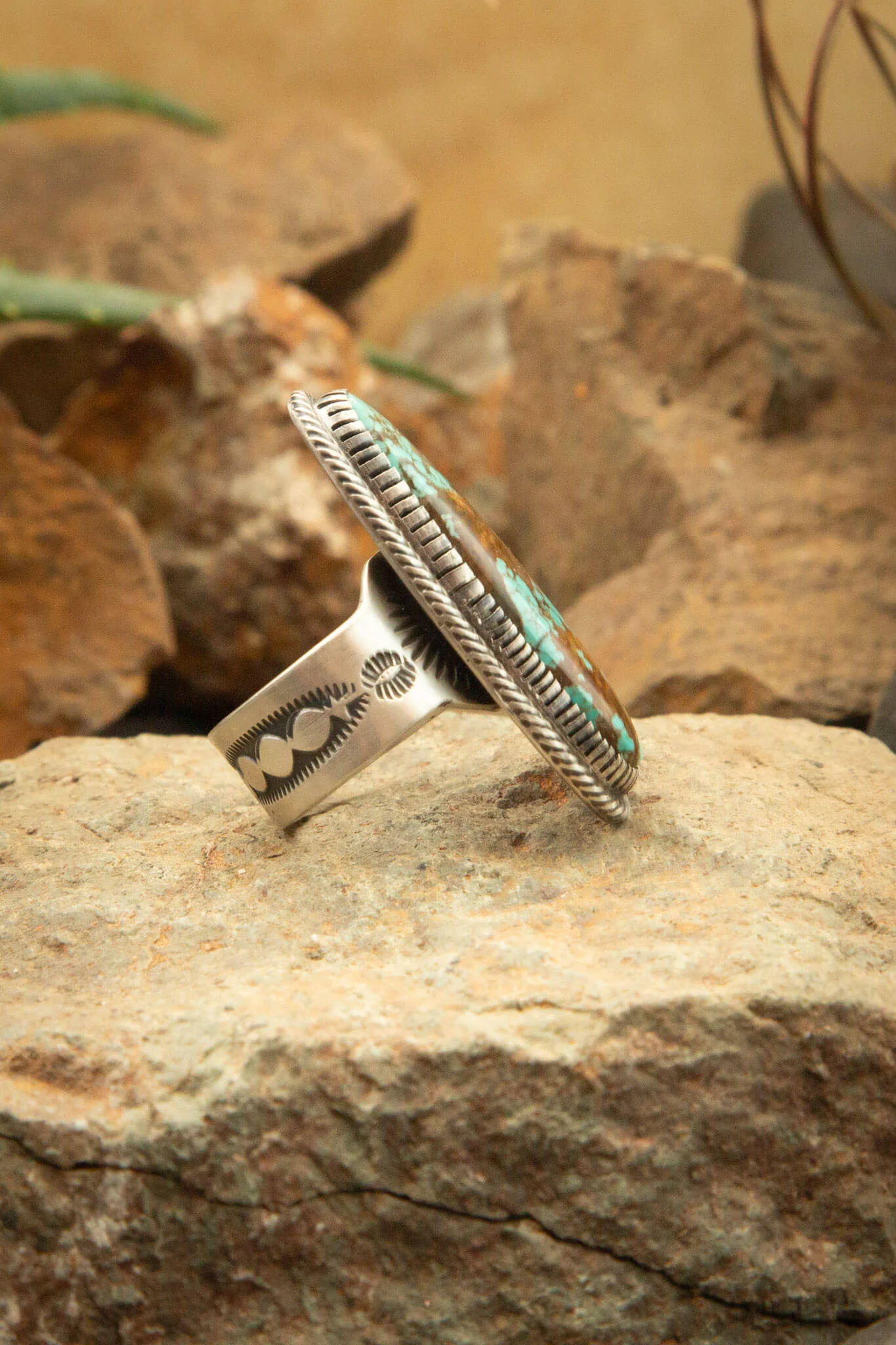The Noble Turquoise Ring, 9 Sz 9.5 - Image 4
