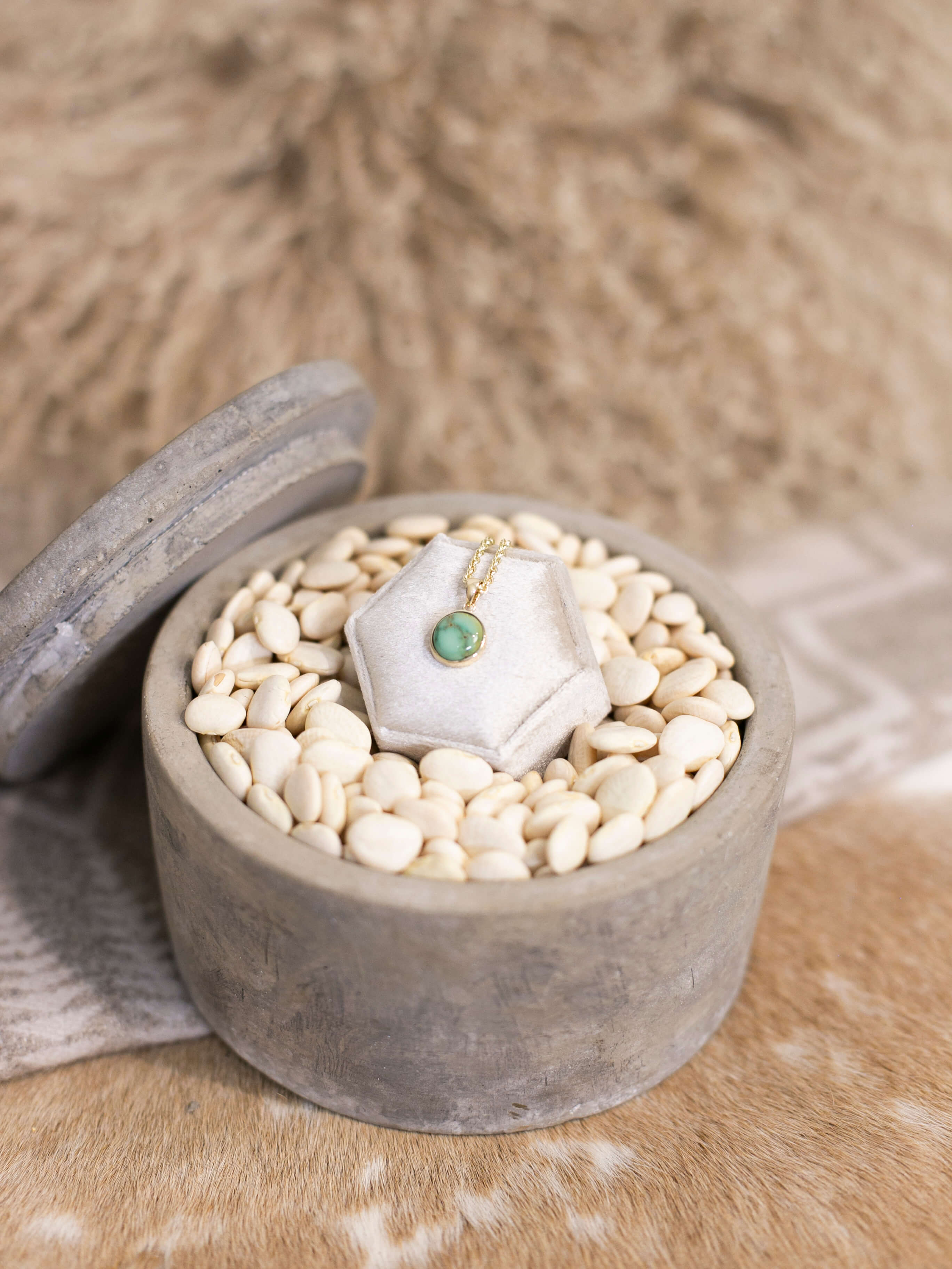 The Nordic 14k and Turquoise Pendant, 3 - Image 5