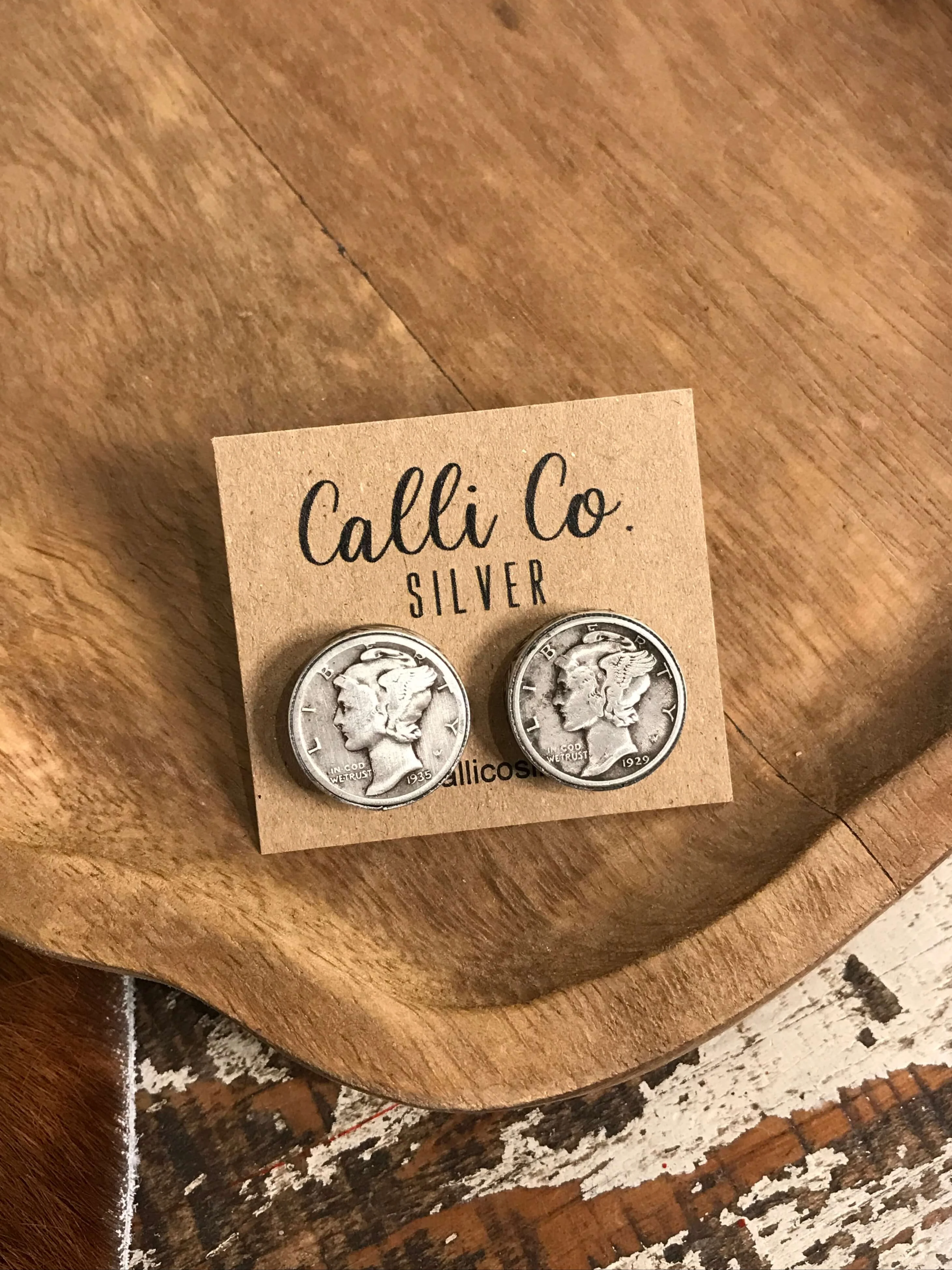 The Oden Mercury Dime Earrings