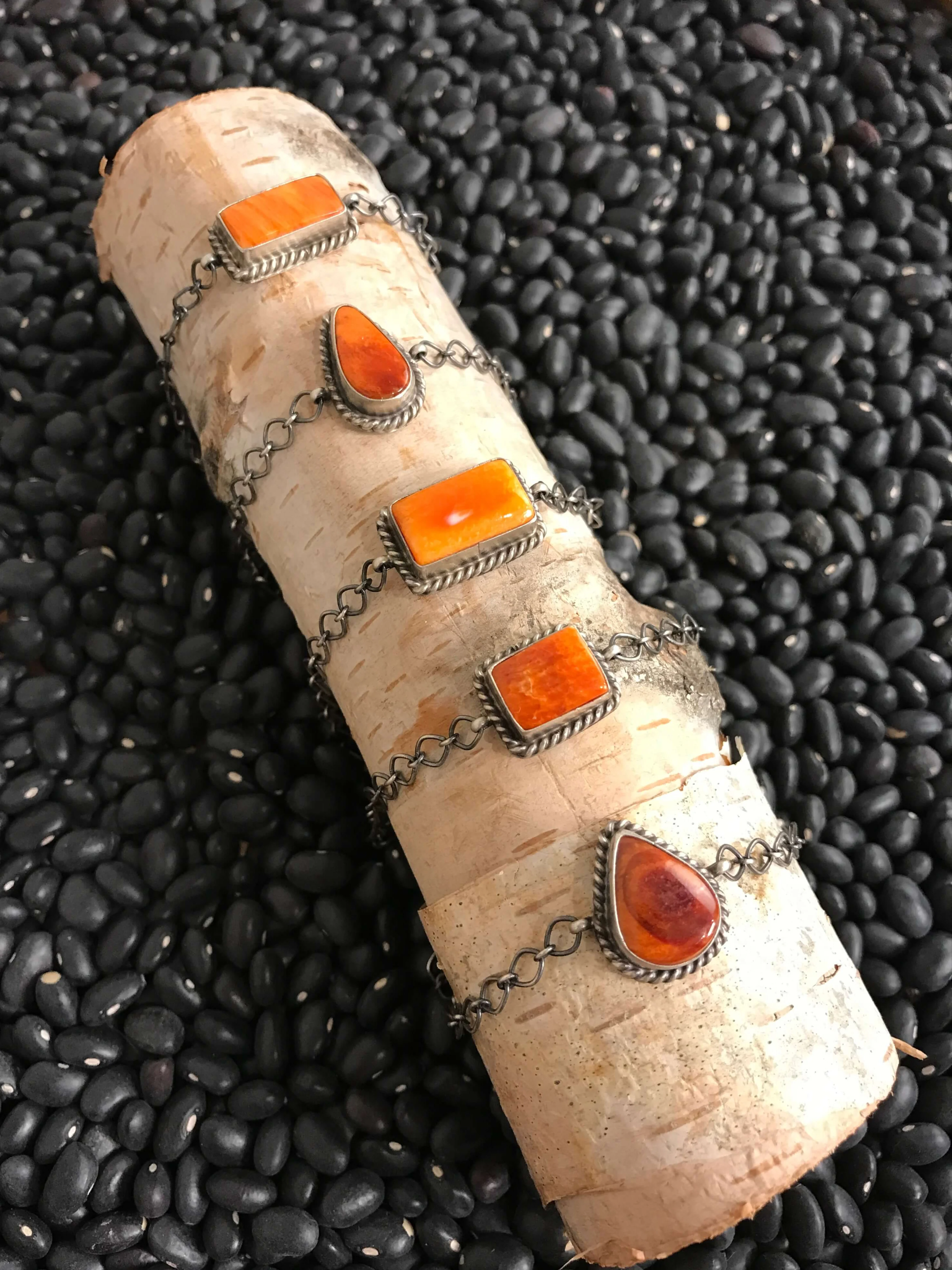 The Oriana Spiny Link Bracelets