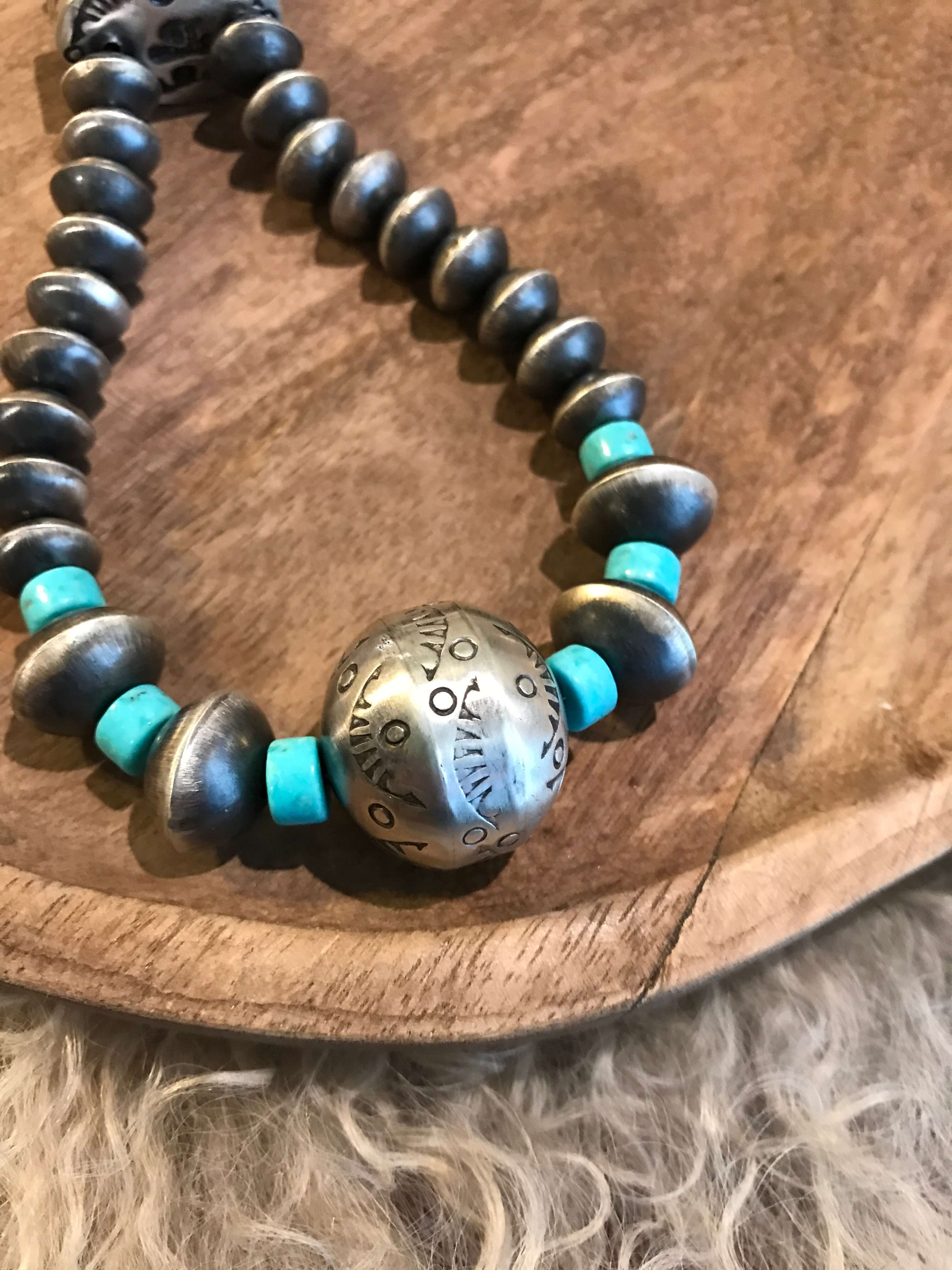 The Palafox Turquoise Jacla Necklace Set - Image 3