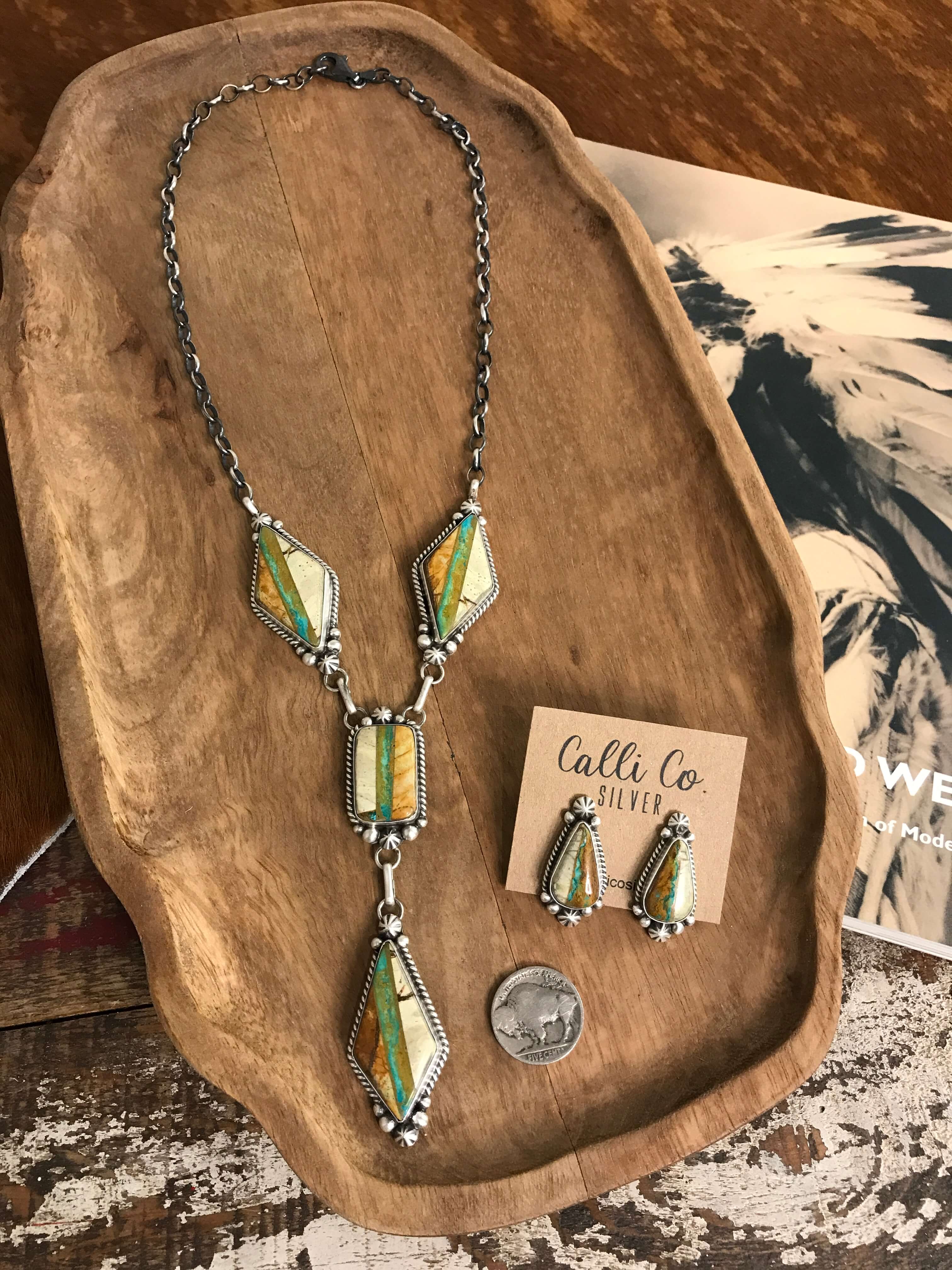 The Palo Pinto Lariat Necklace Set - Image 4