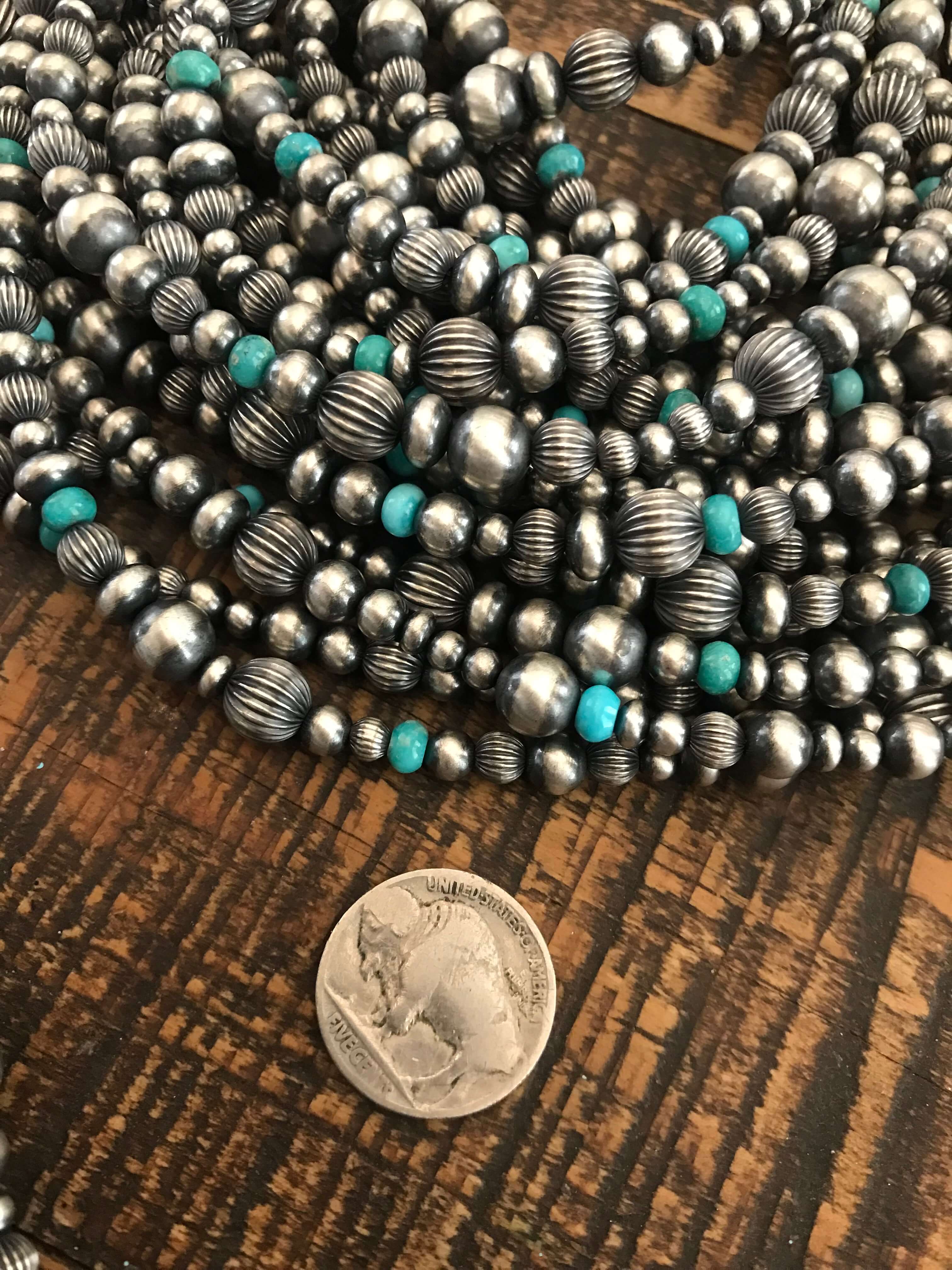 The Pecos Necklace in Blue Turquoise - Image 3