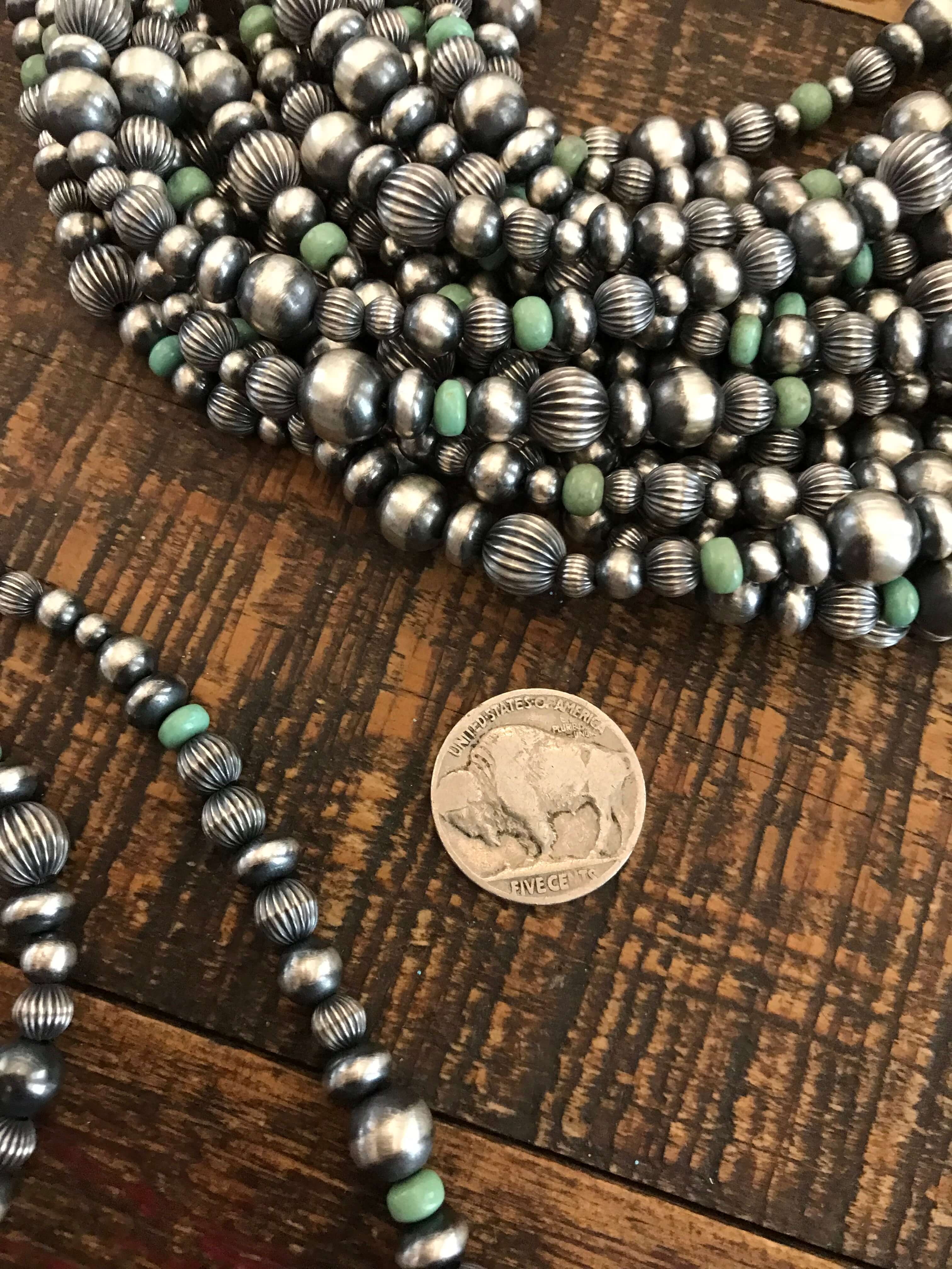 The Pecos Necklace in Green Turquoise - Image 3