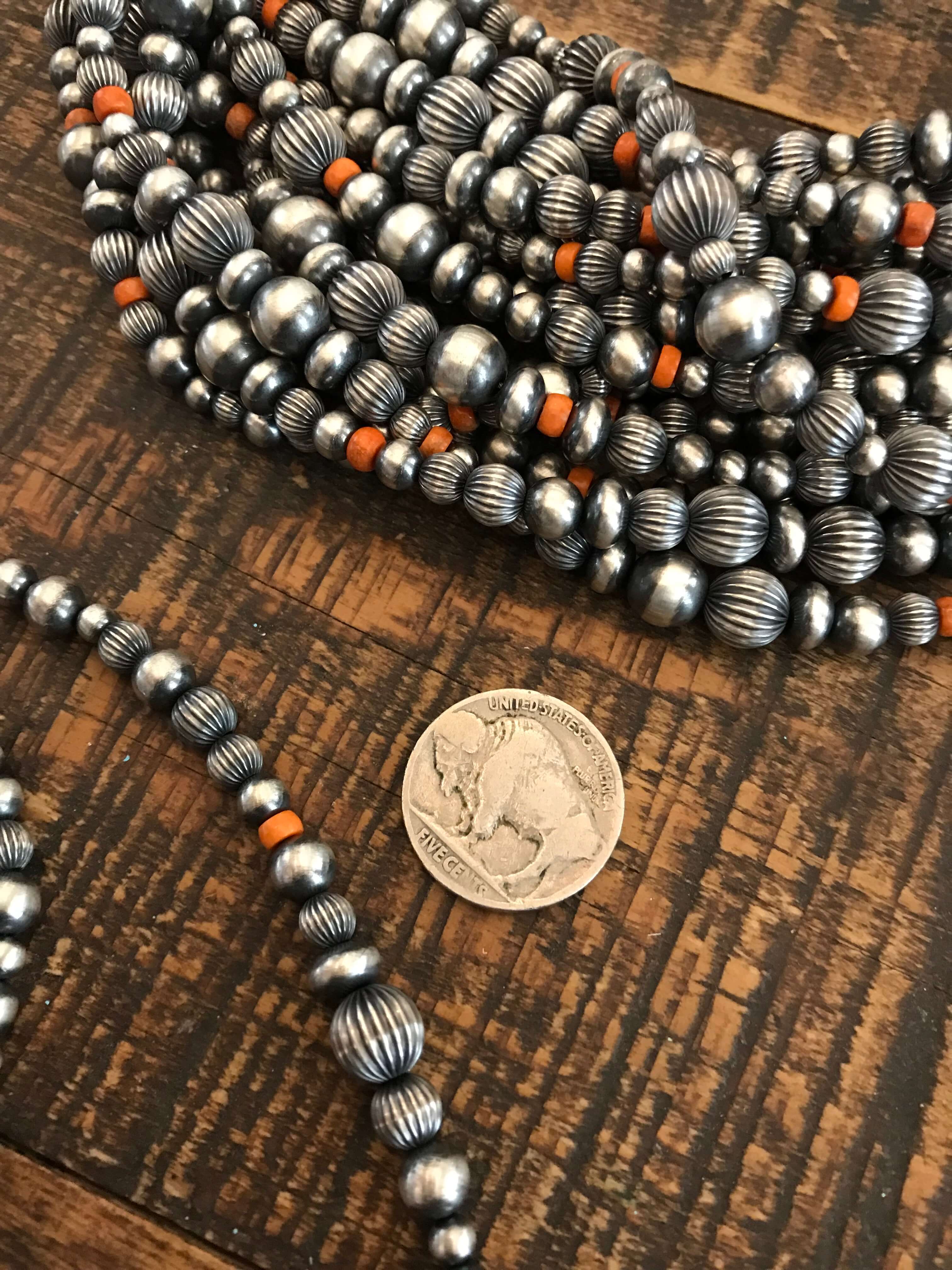 The Pecos Necklace in Orange Spiny - Image 3