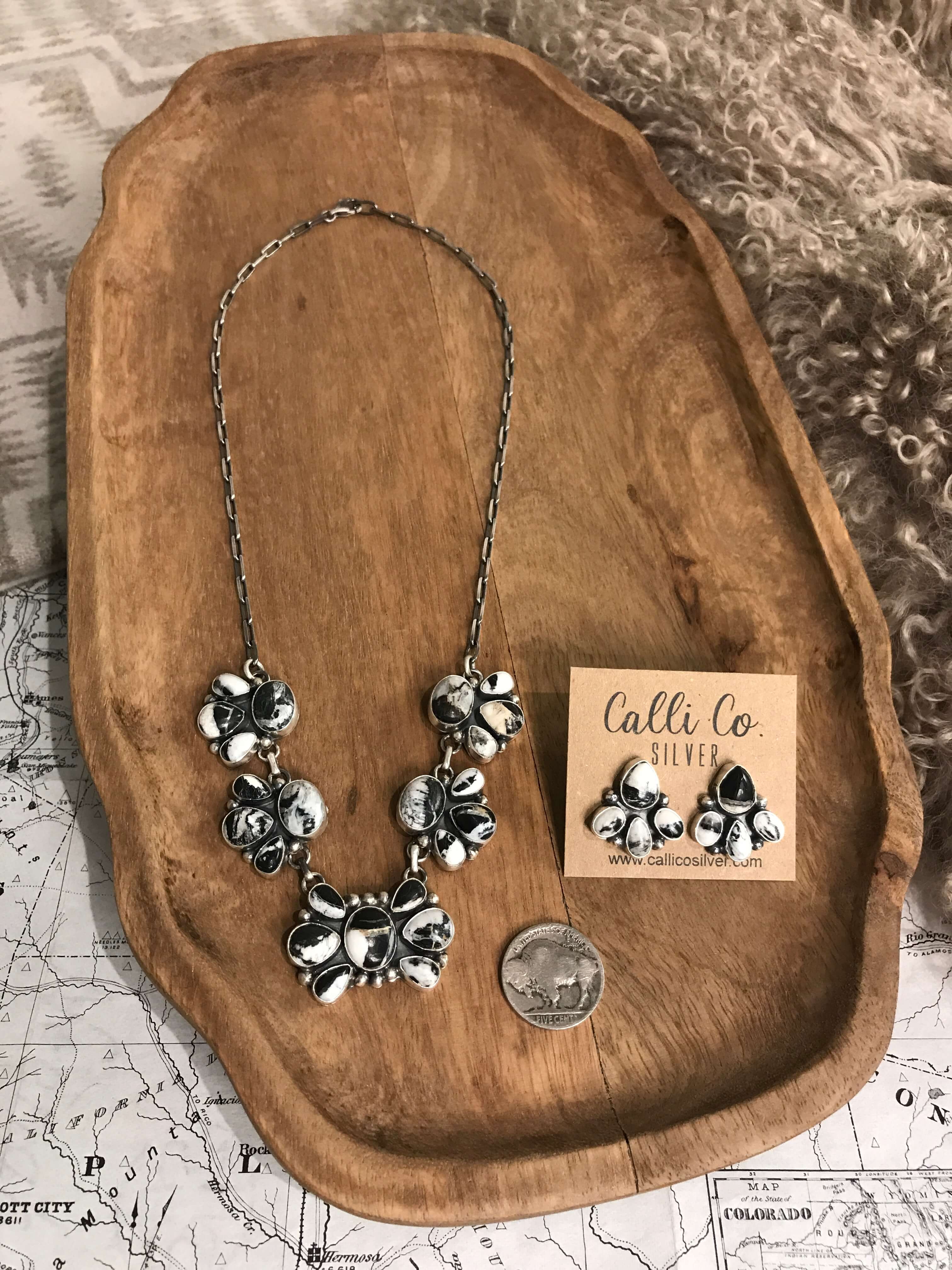 The Piamonte Statement Necklace Set - Image 4