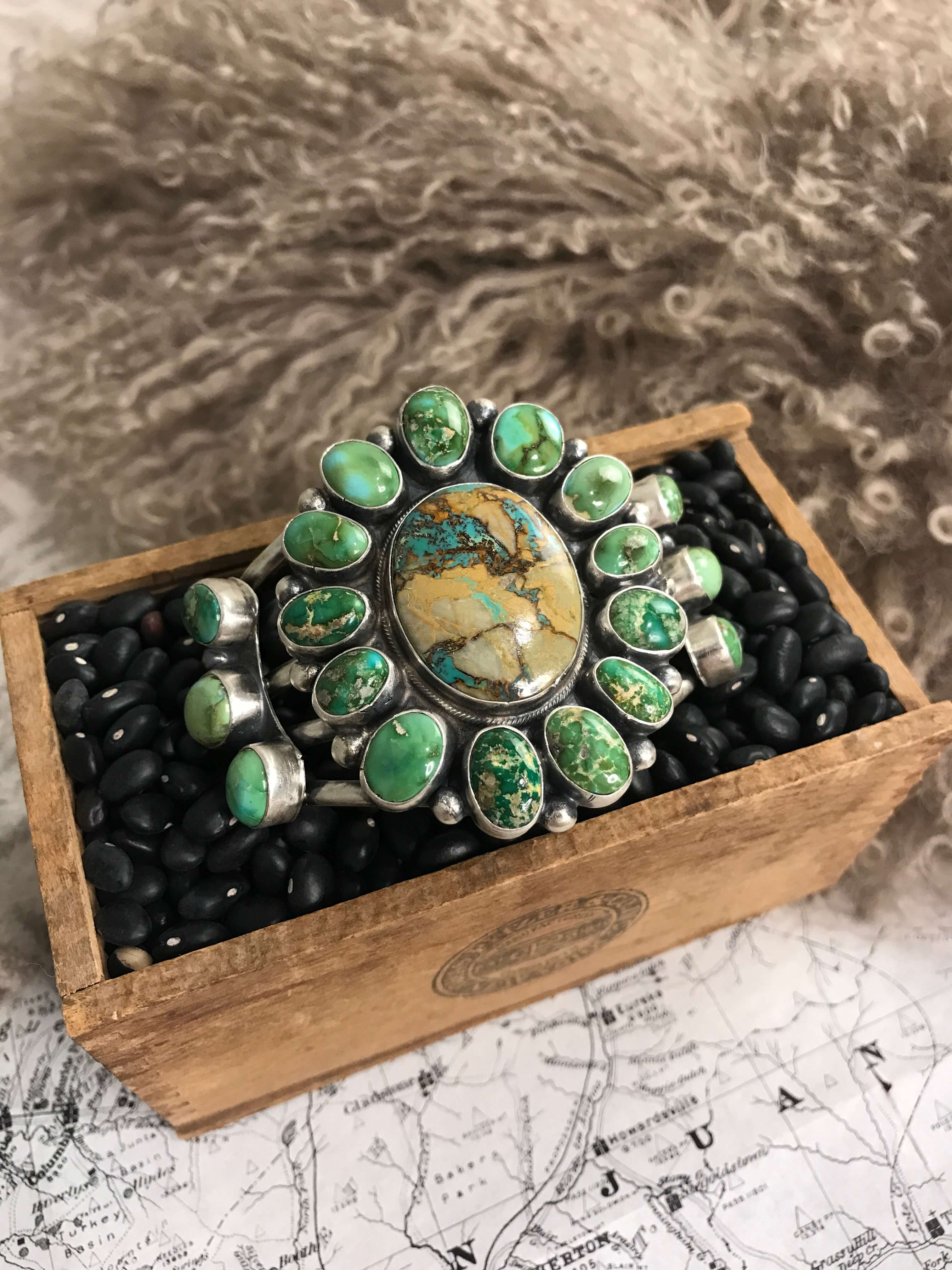 The Pine River Turquoise Cuff