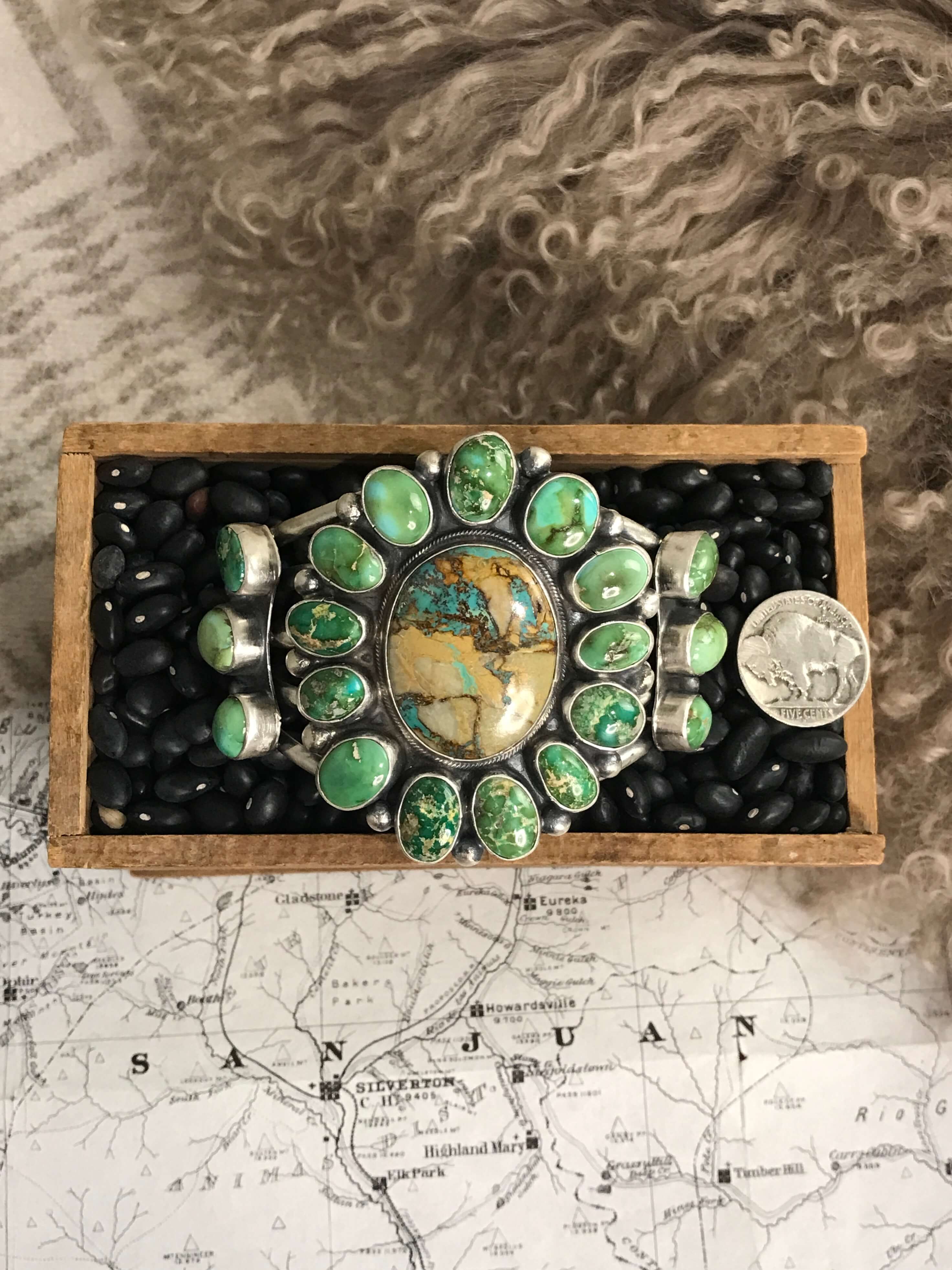 The Pine River Turquoise Cuff - Image 3