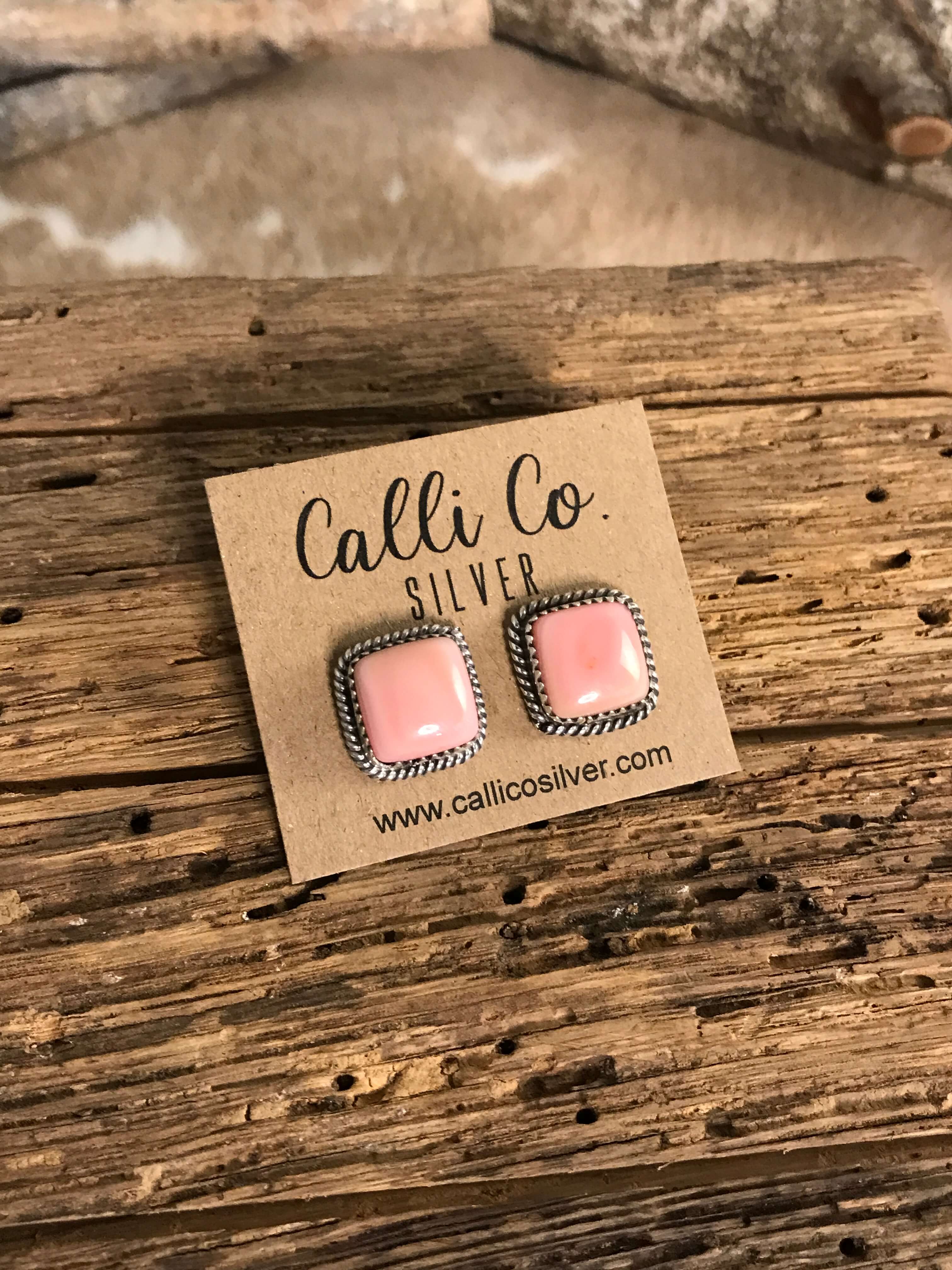 The Pink Conch Studs, 2
