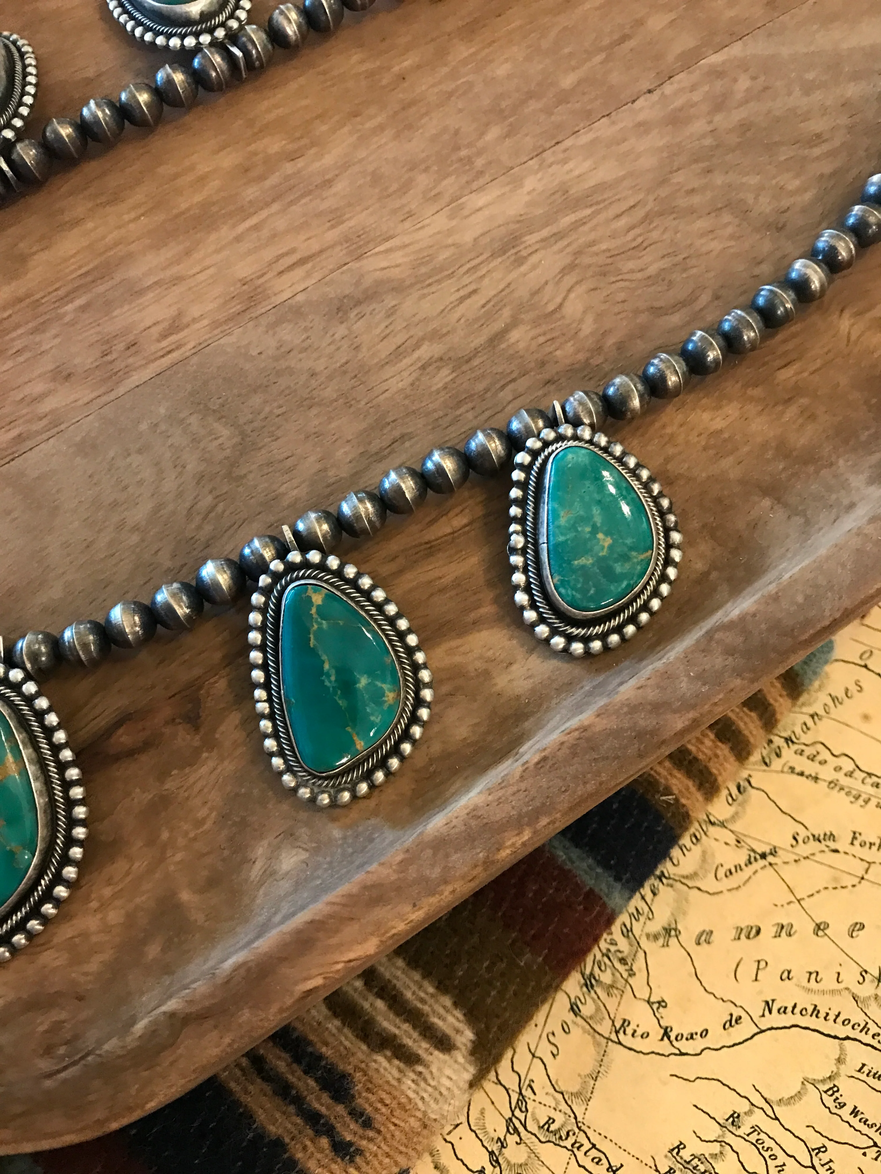 The Portola Turquoise Statement Necklace - Image 9