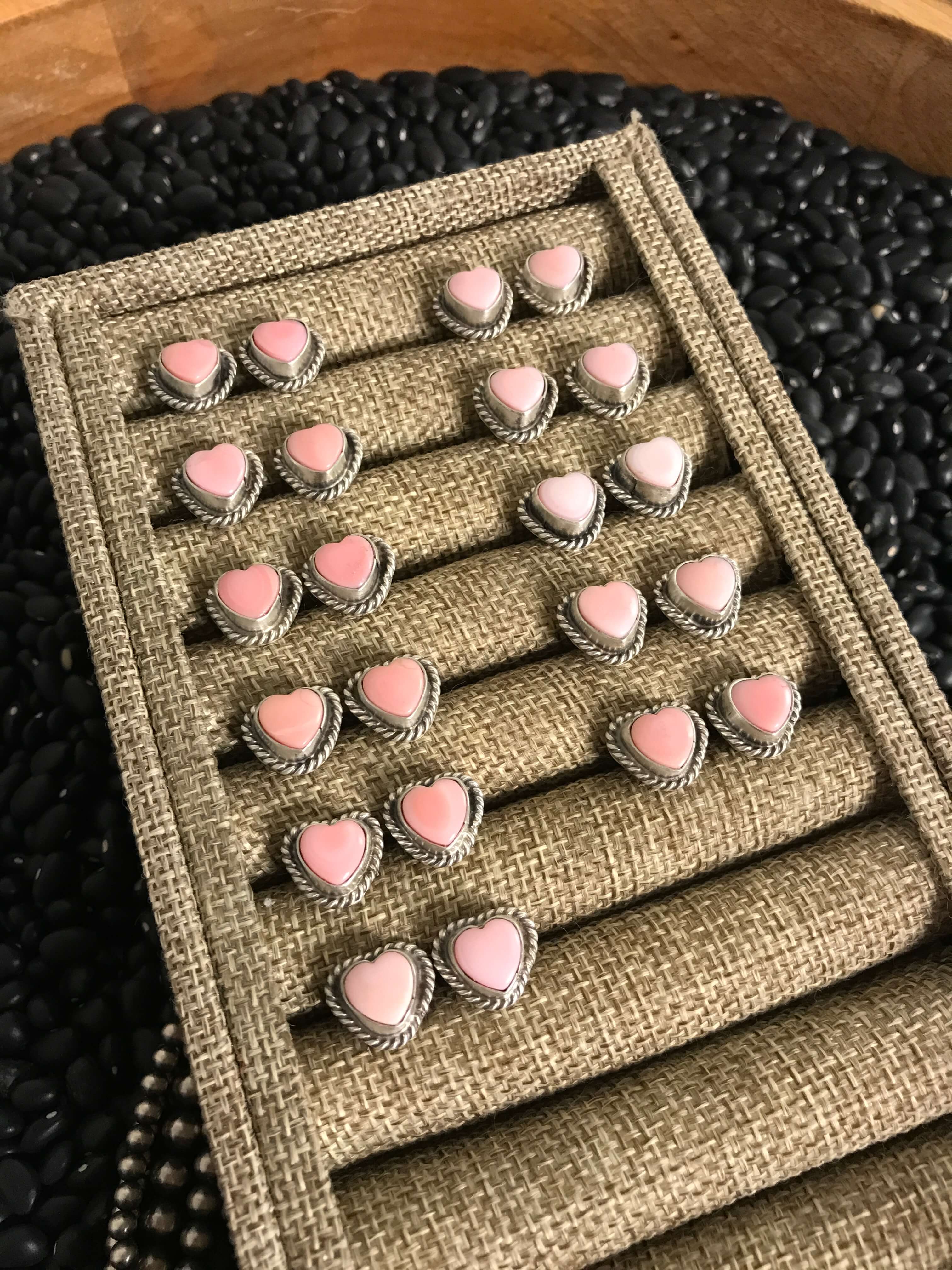 The Primrose Heart Studs