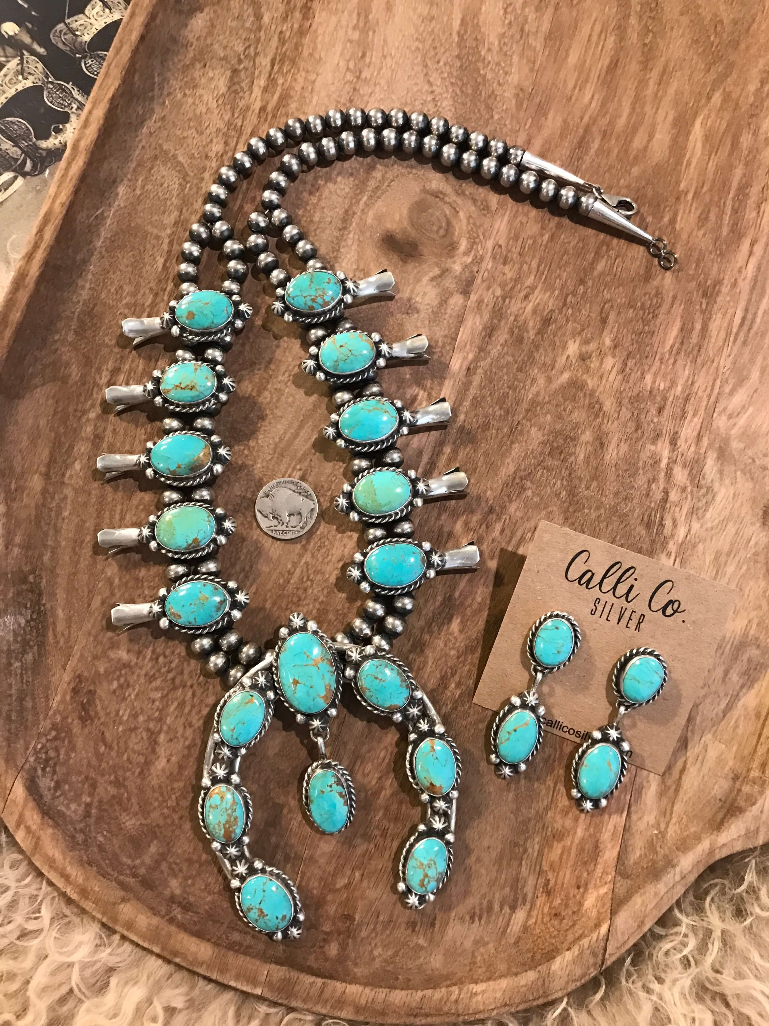 The Rancher Squash Blossom Necklace Set - Image 8