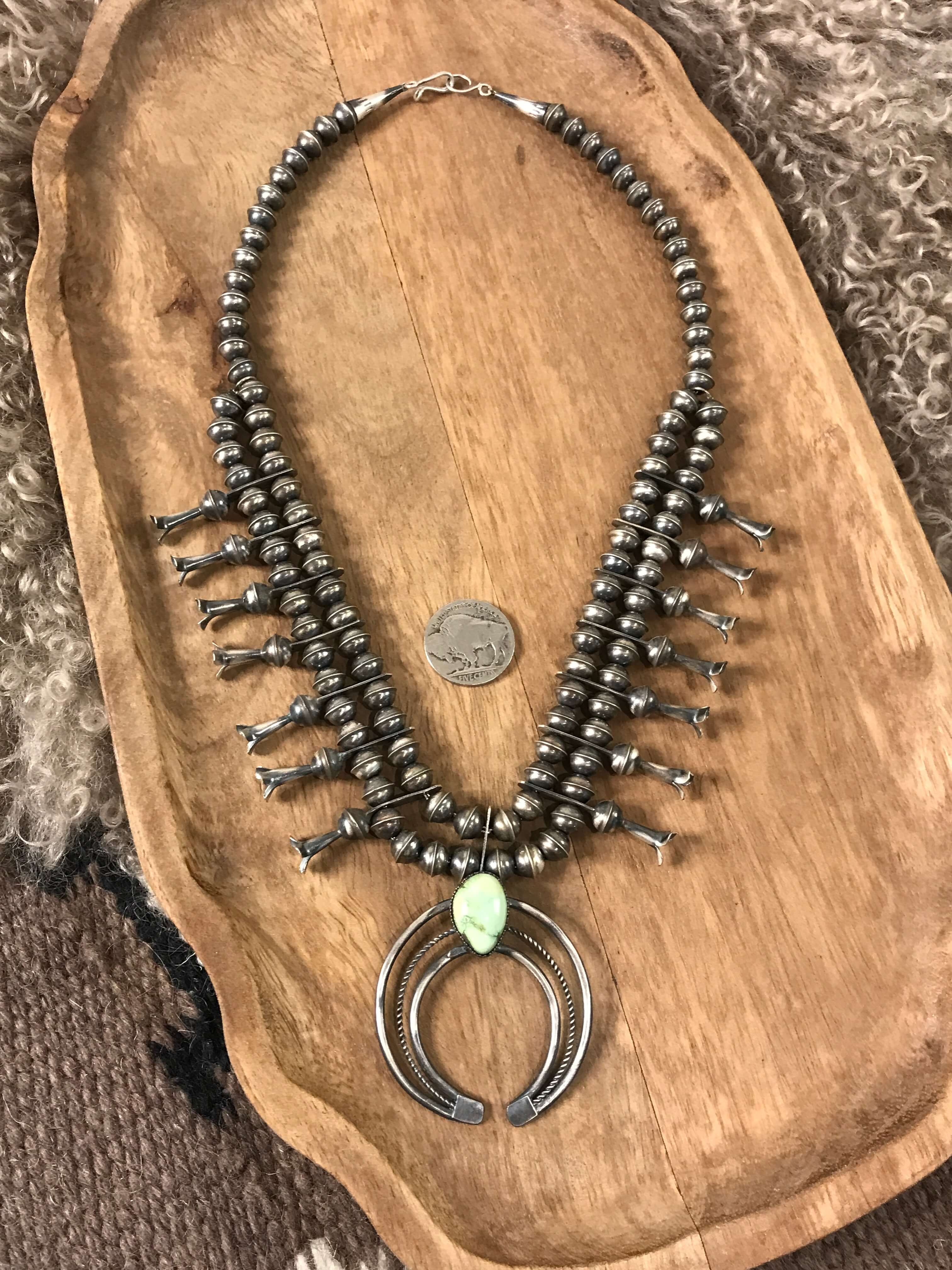 The Rani Squash Blossom Necklace Set - Image 5