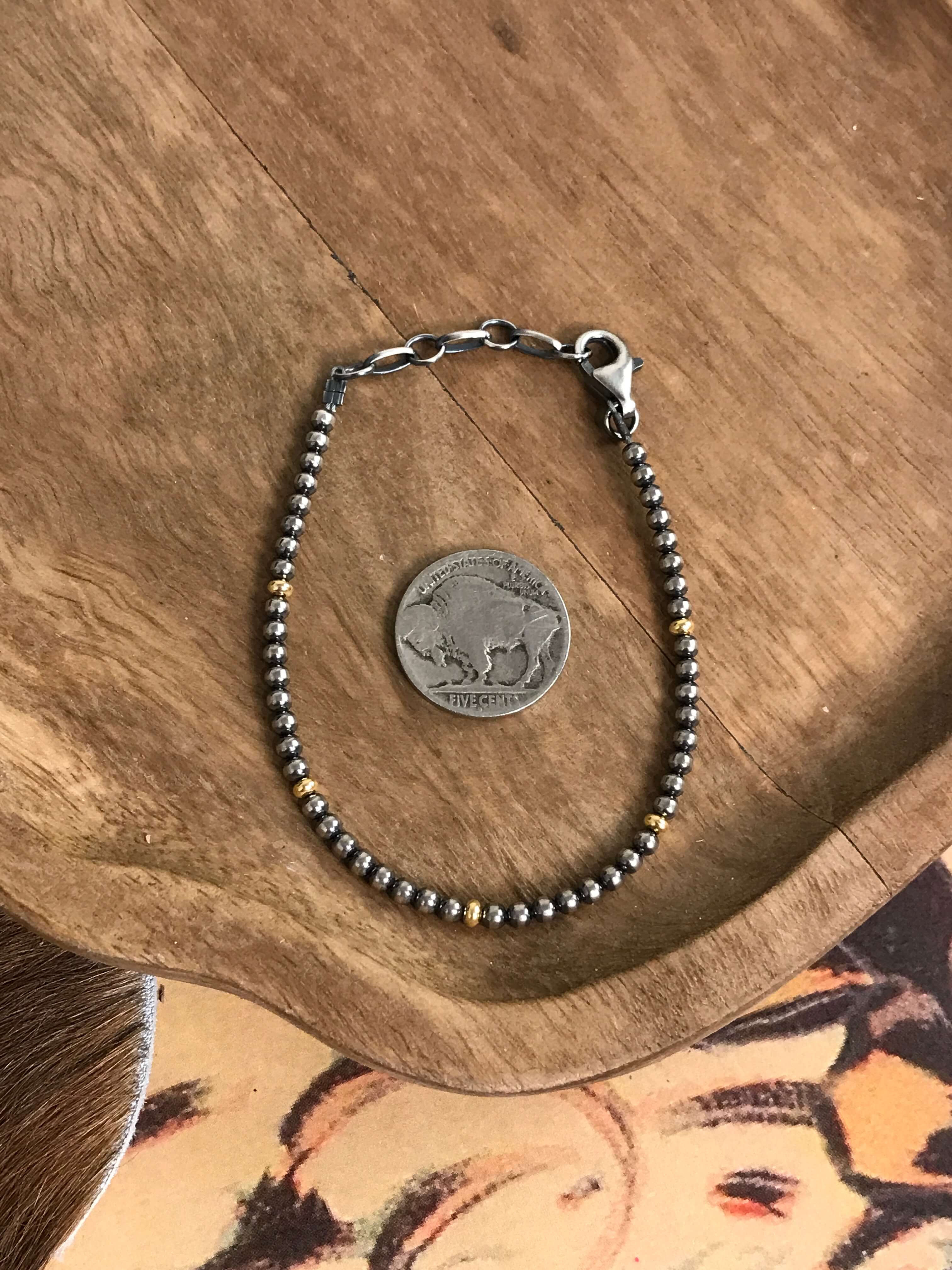 The Reese Pearl & Gold Bracelet - Image 2