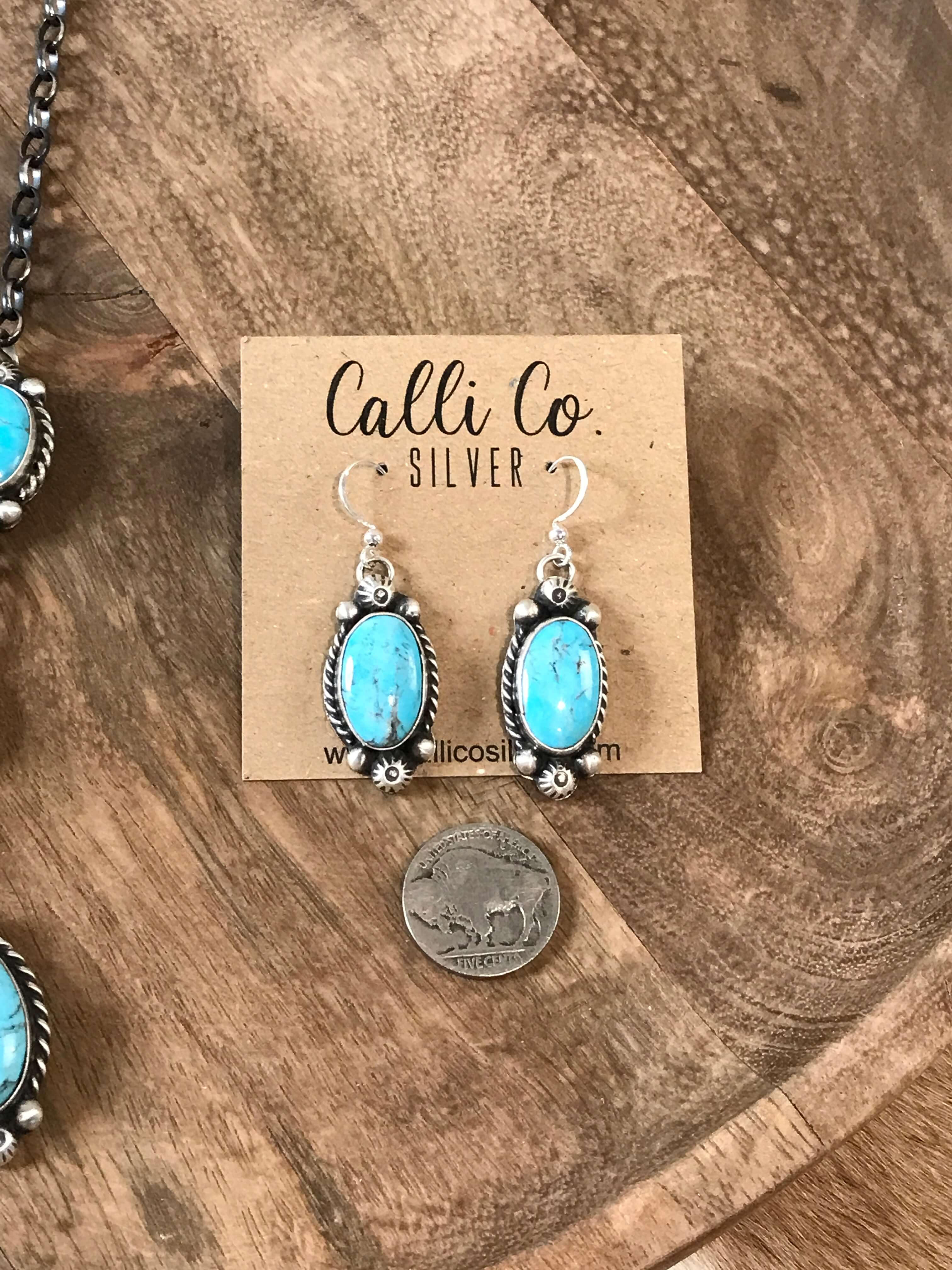 The Reeves Turquoise Lariat Necklace Set - Image 5