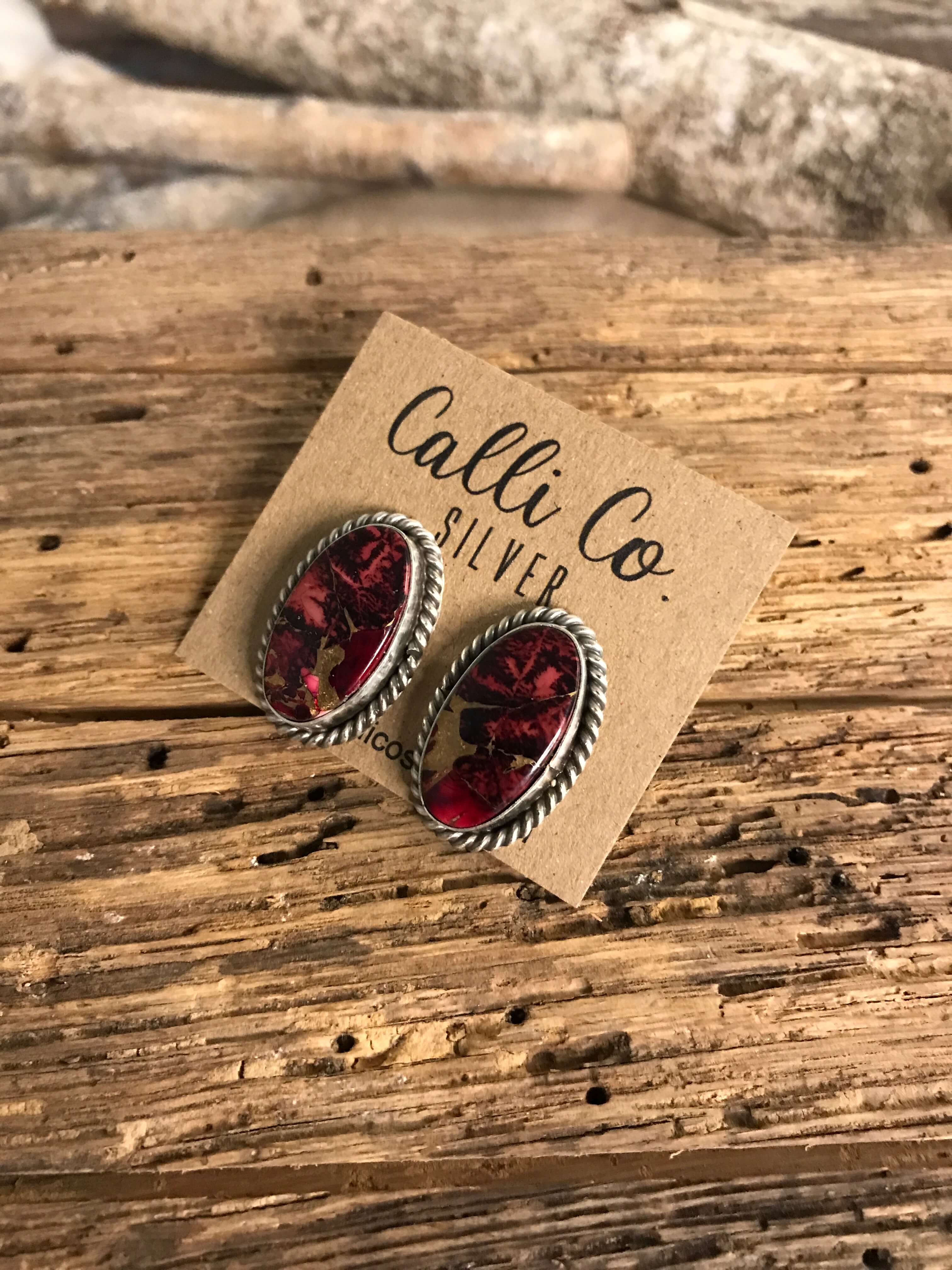 The Reid Dahlia Rose Earrings, 4 - Image 3