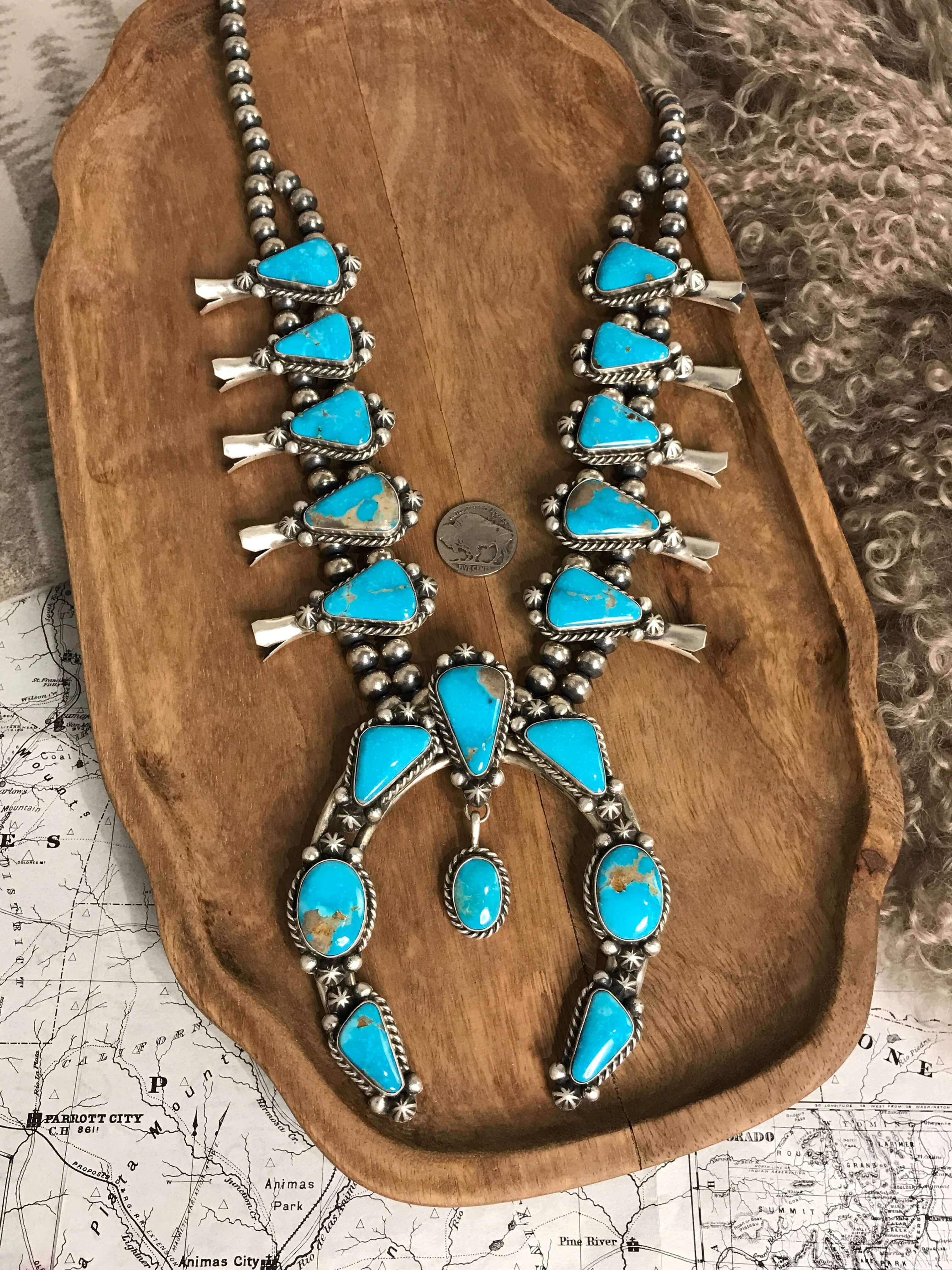 The Reign Squash Blossom Necklace Set - Image 5