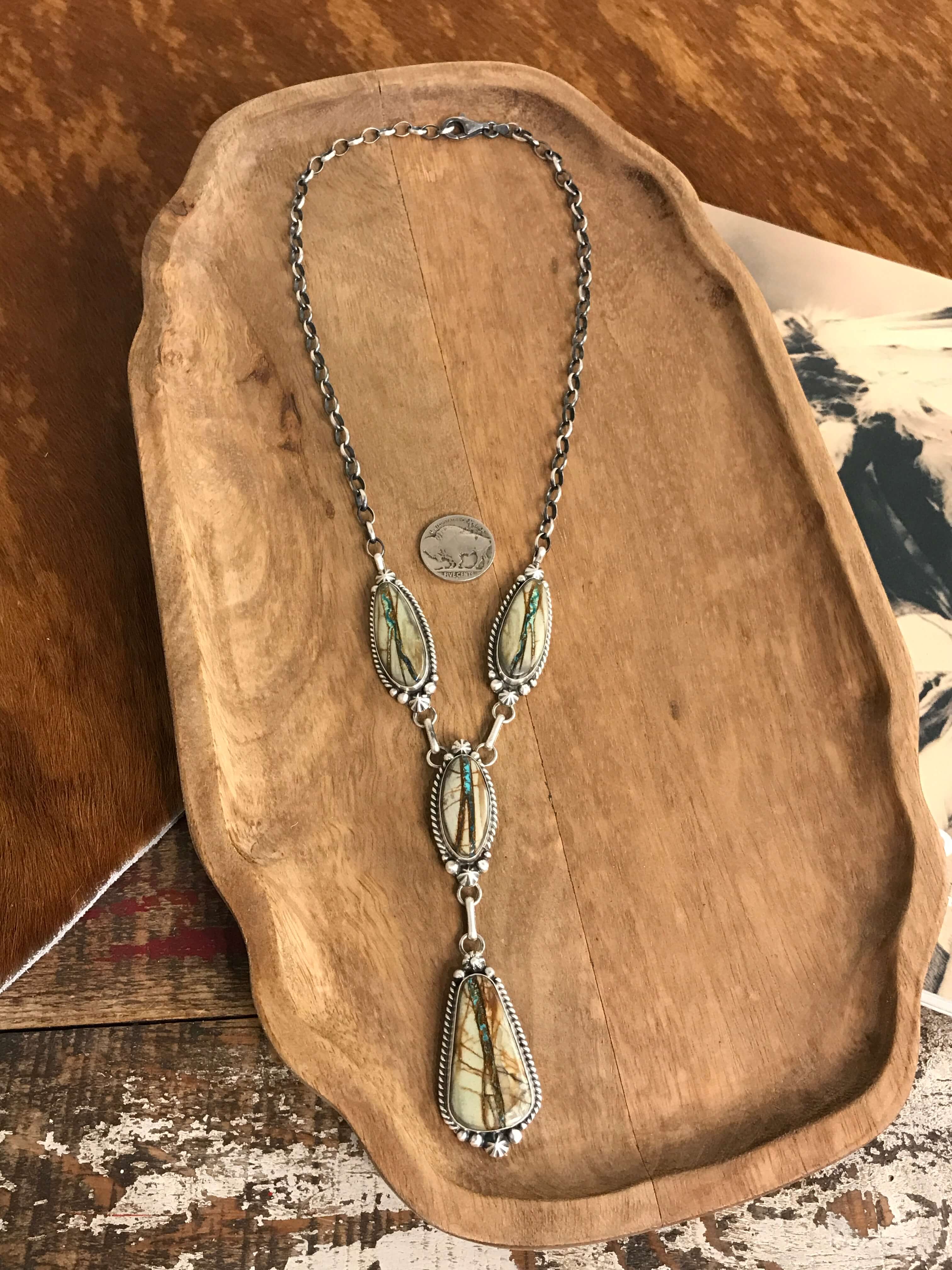 The Rio Lobo Lariat Necklace Set - Image 6