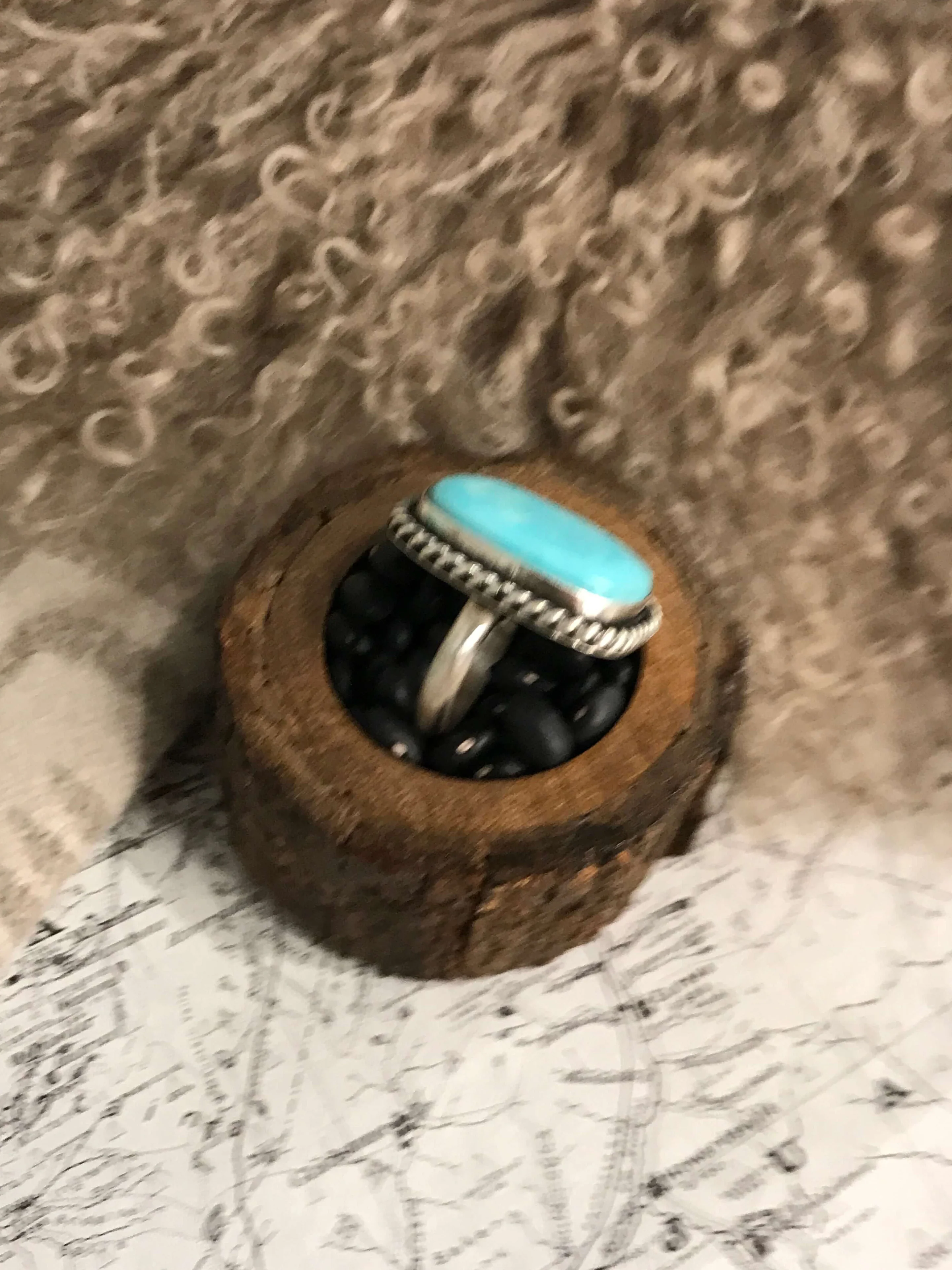 The Riverfall Adjustable Turquoise Ring, 4 - Image 2