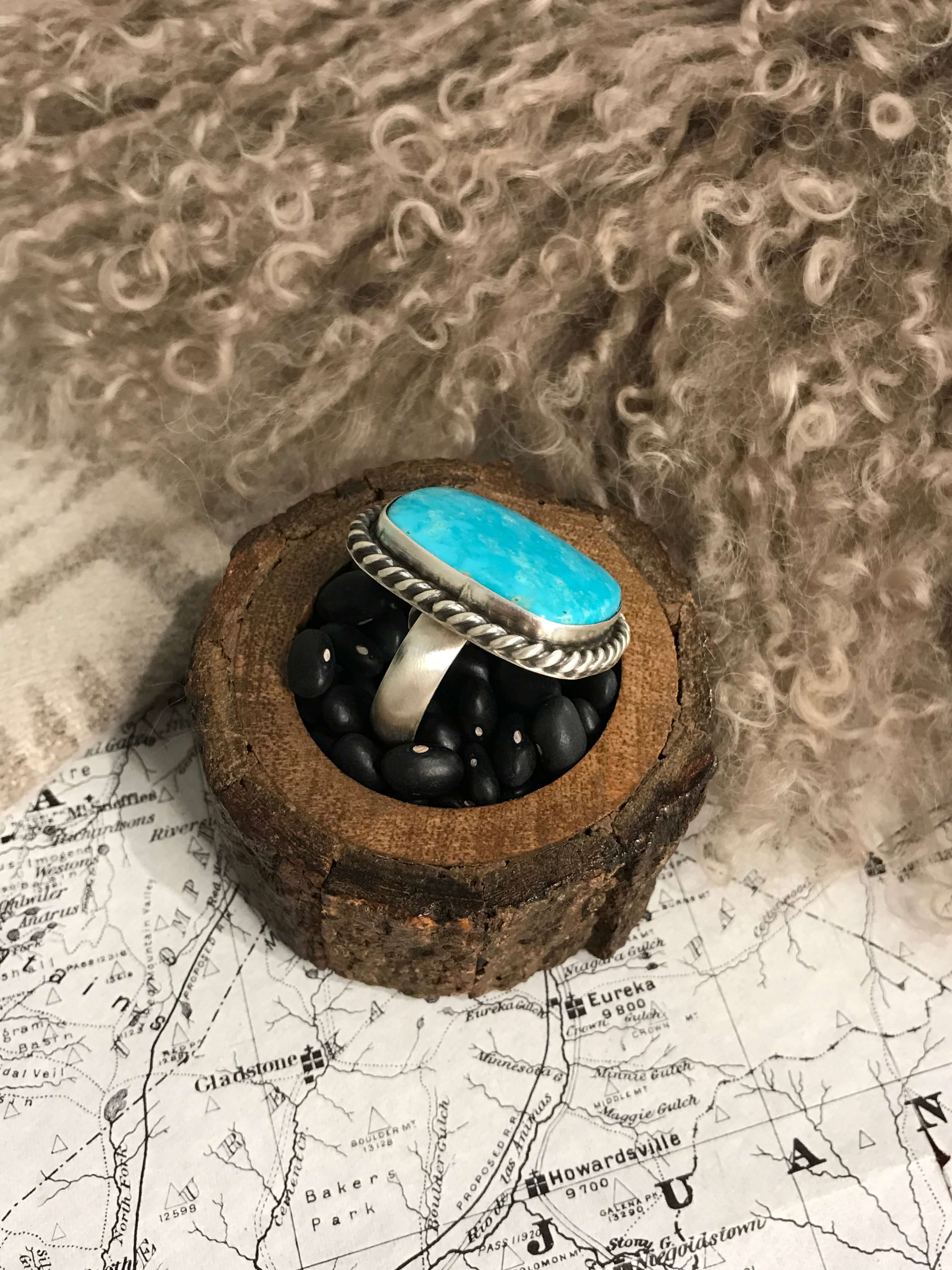 The Riverfall Adjustable Turquoise Ring, 5 - Image 2