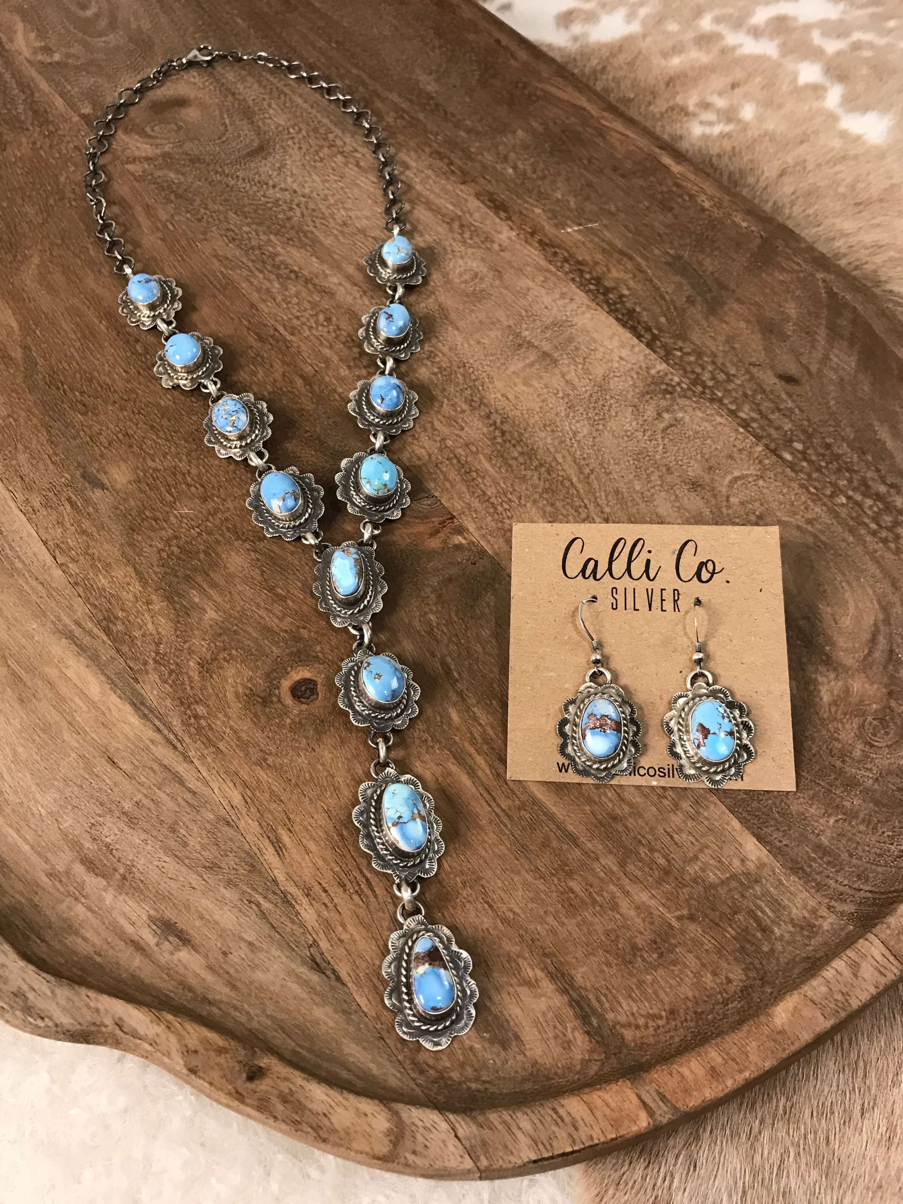 The Riverton Lariat Necklace Set