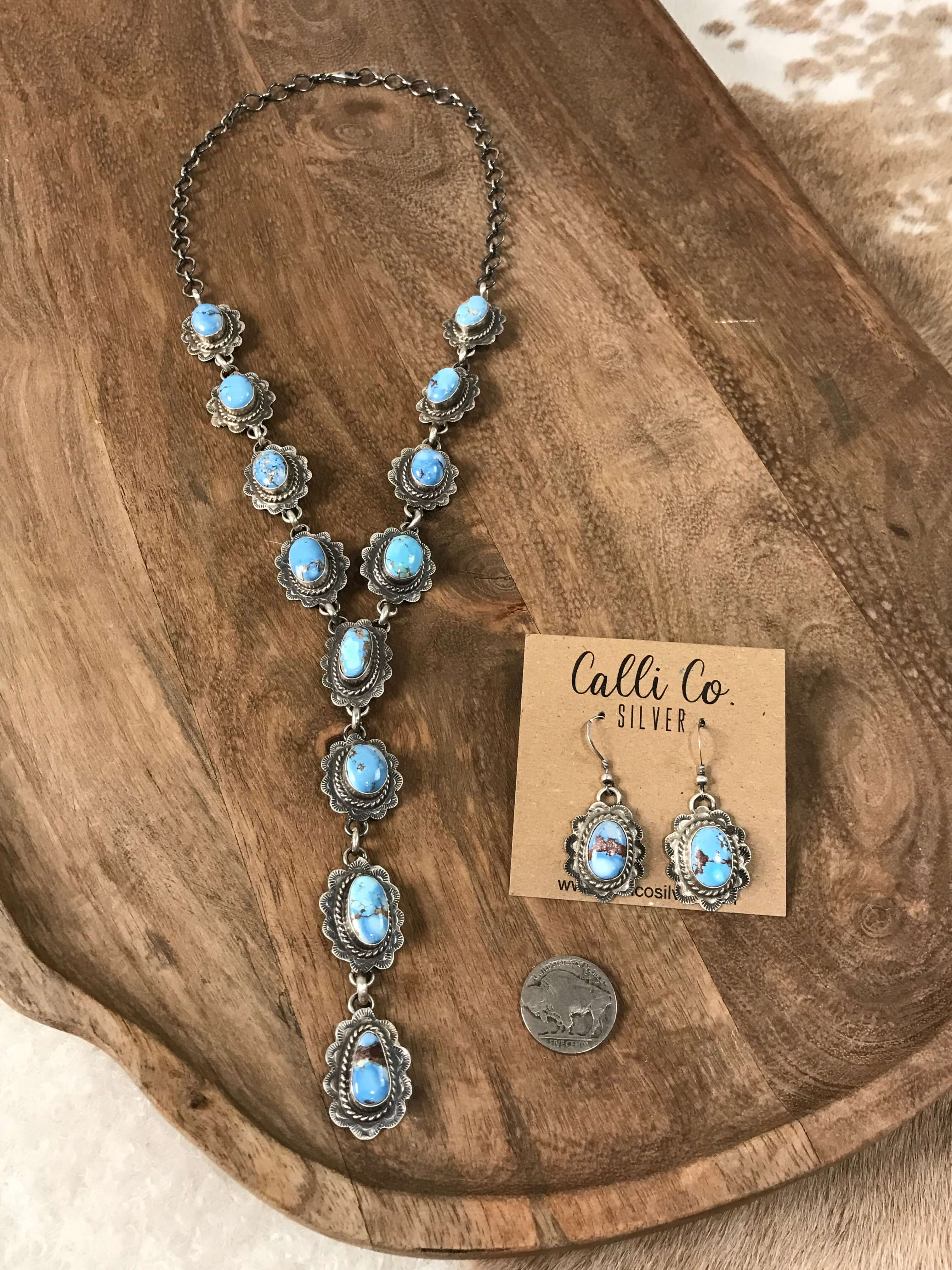 The Riverton Lariat Necklace Set - Image 4