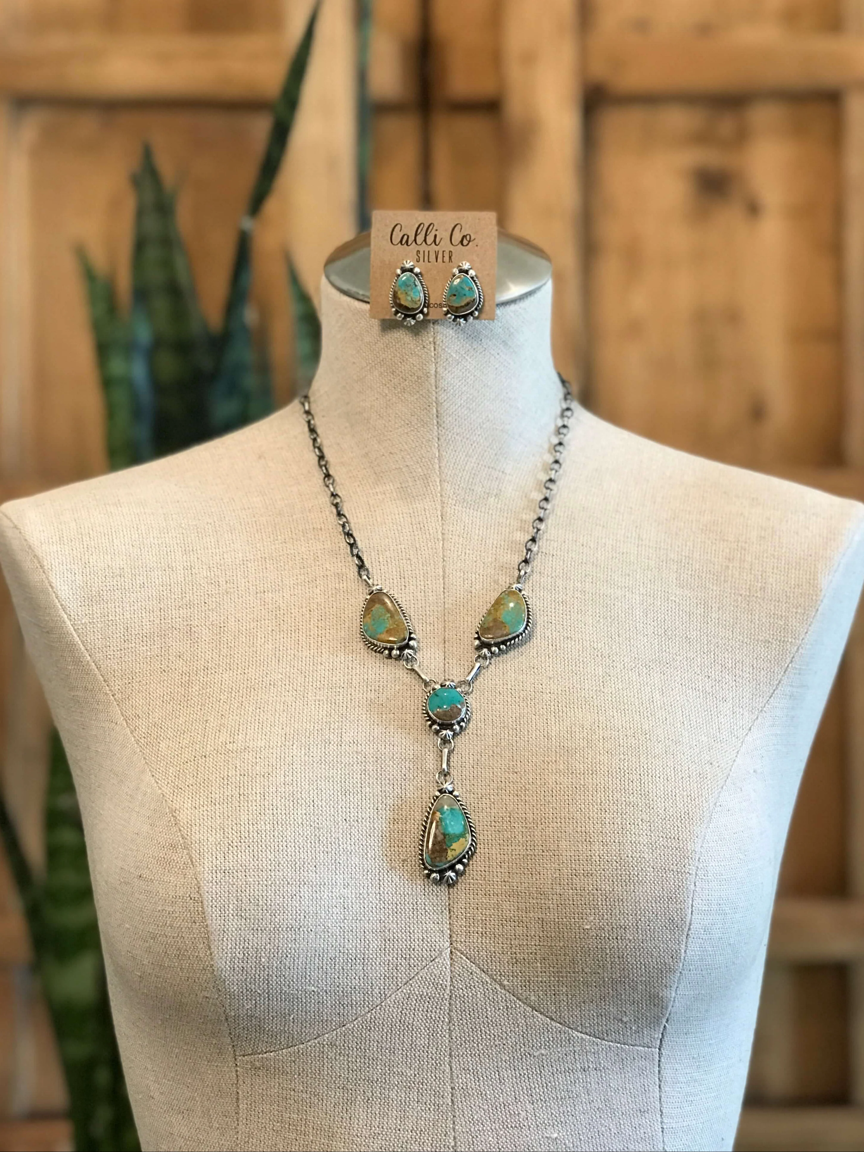 The Sabino Lariat Necklace Set - Image 2