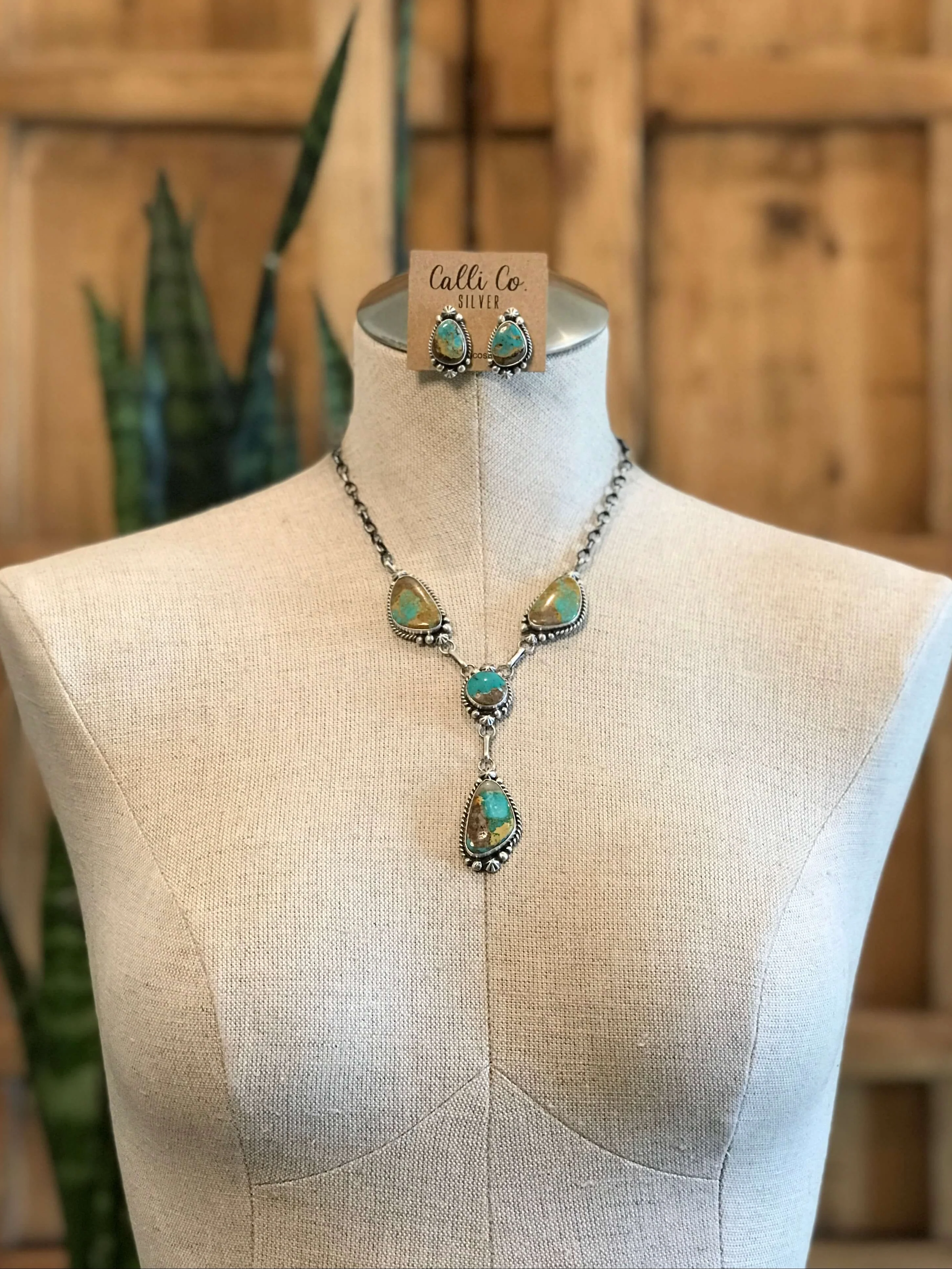 The Sabino Lariat Necklace Set - Image 3