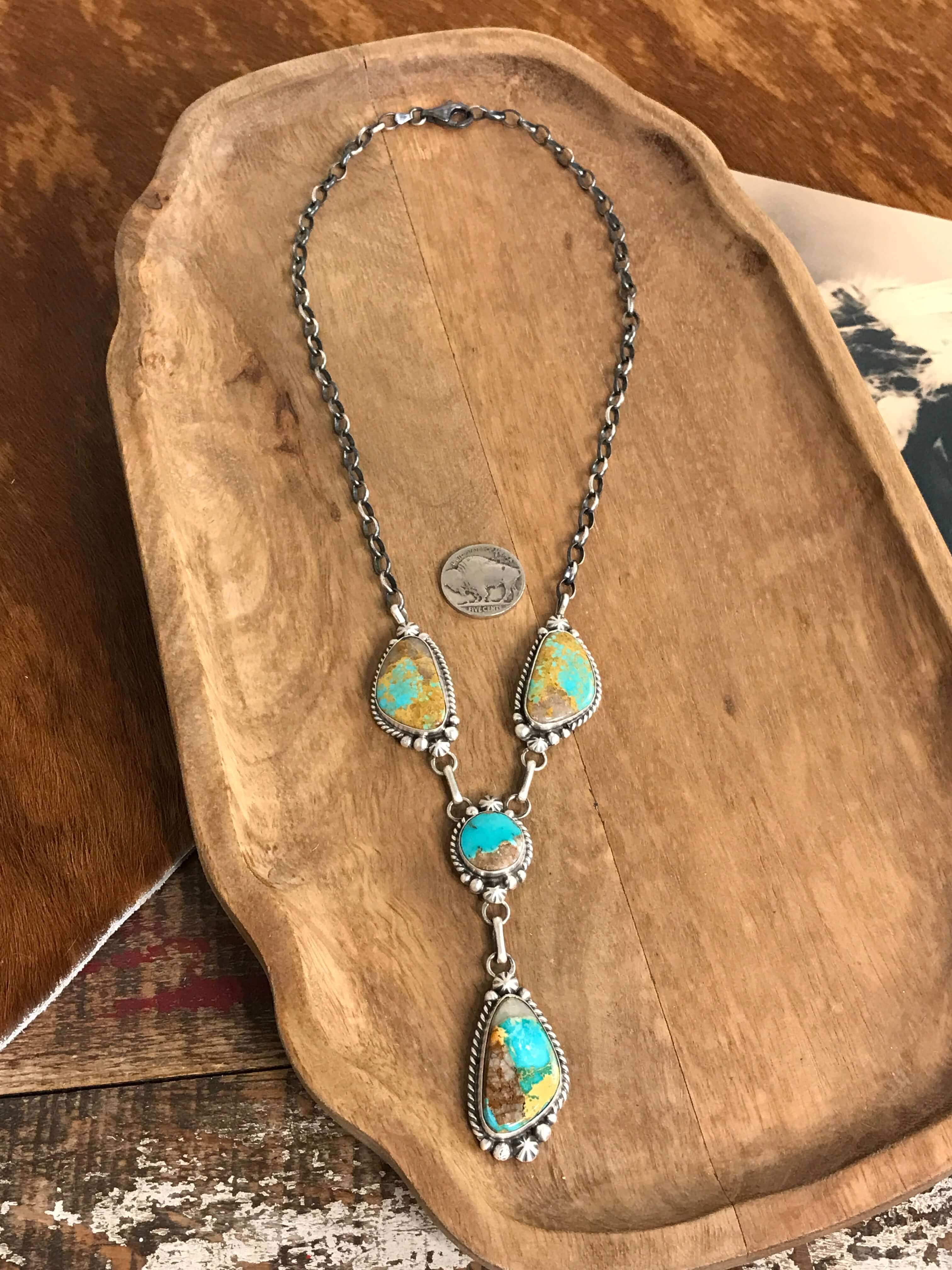 The Sabino Lariat Necklace Set - Image 6