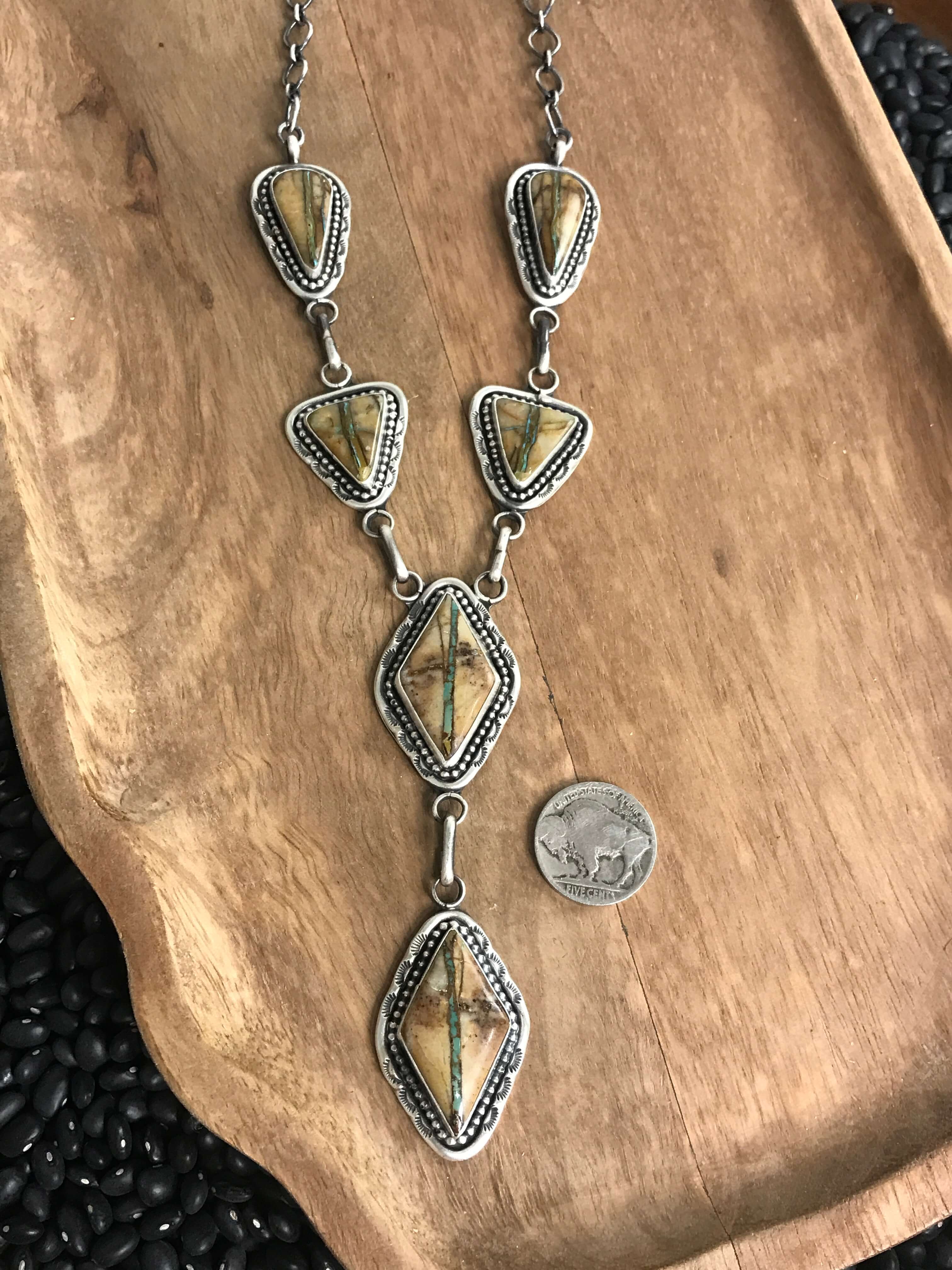 The Sanna Lariat Necklace Set - Image 5