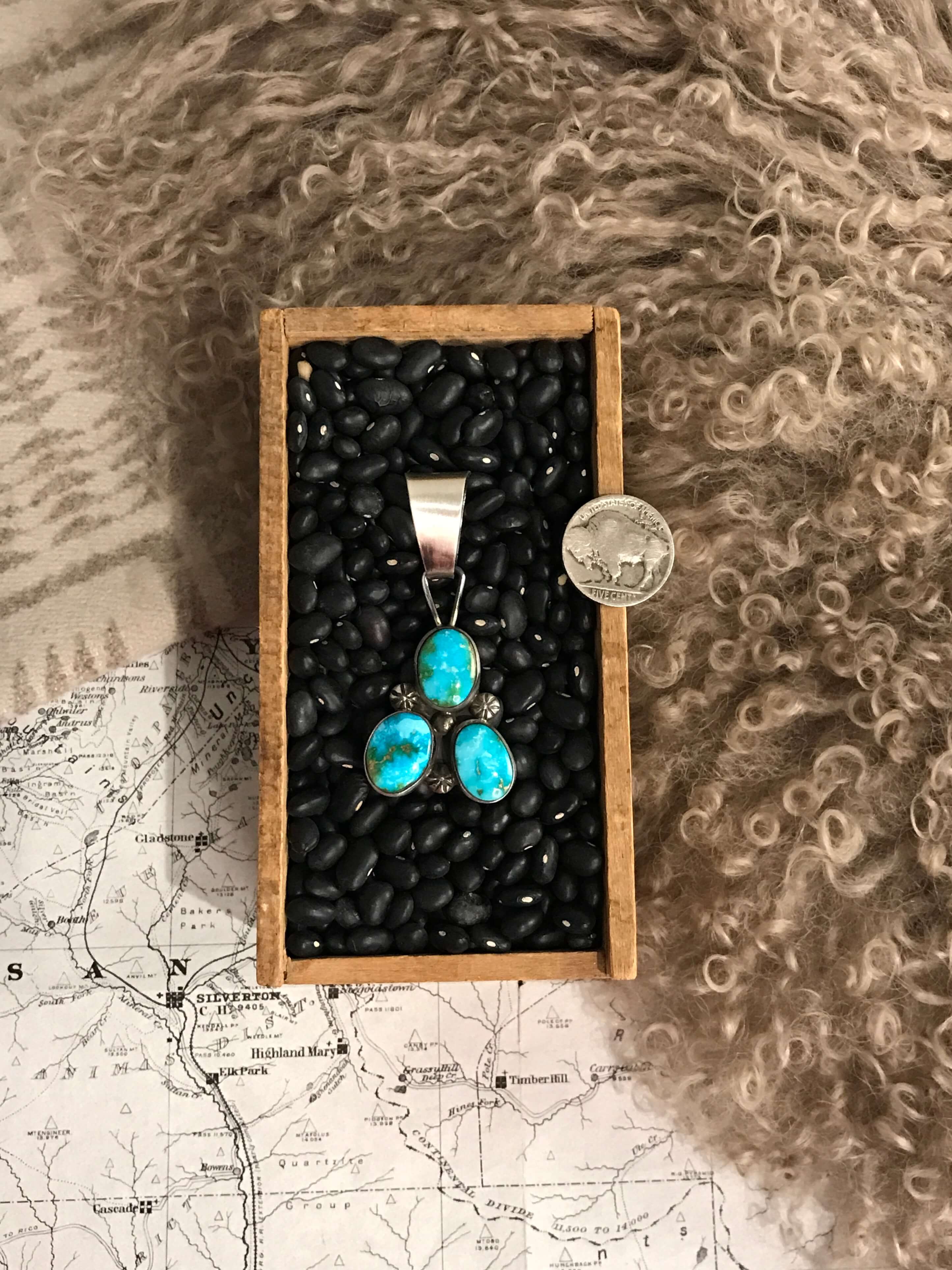 The Bane Turquoise Pendant, 1 - Image 3