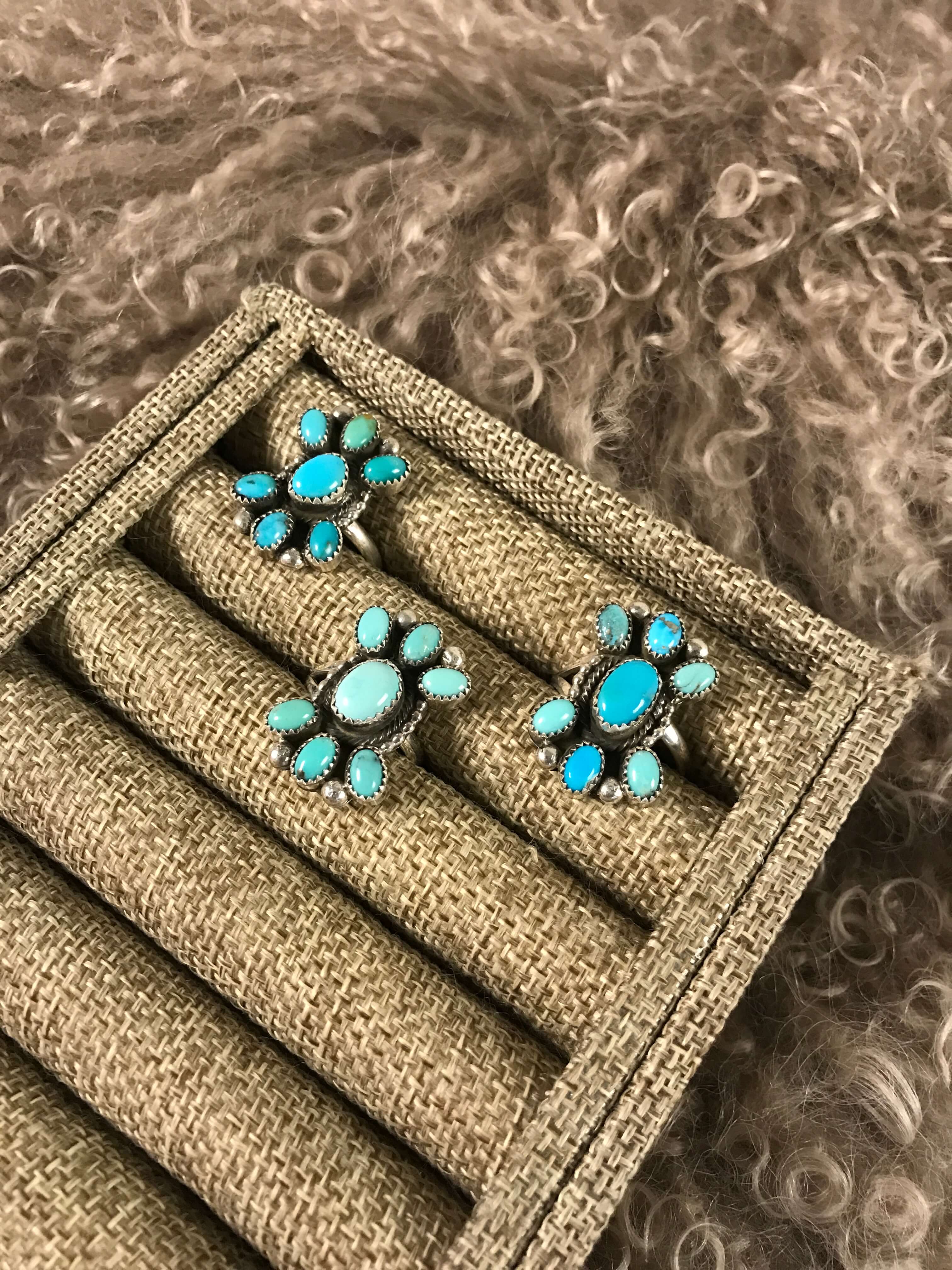 The Selma Adjustable Turquoise Rings - Image 3