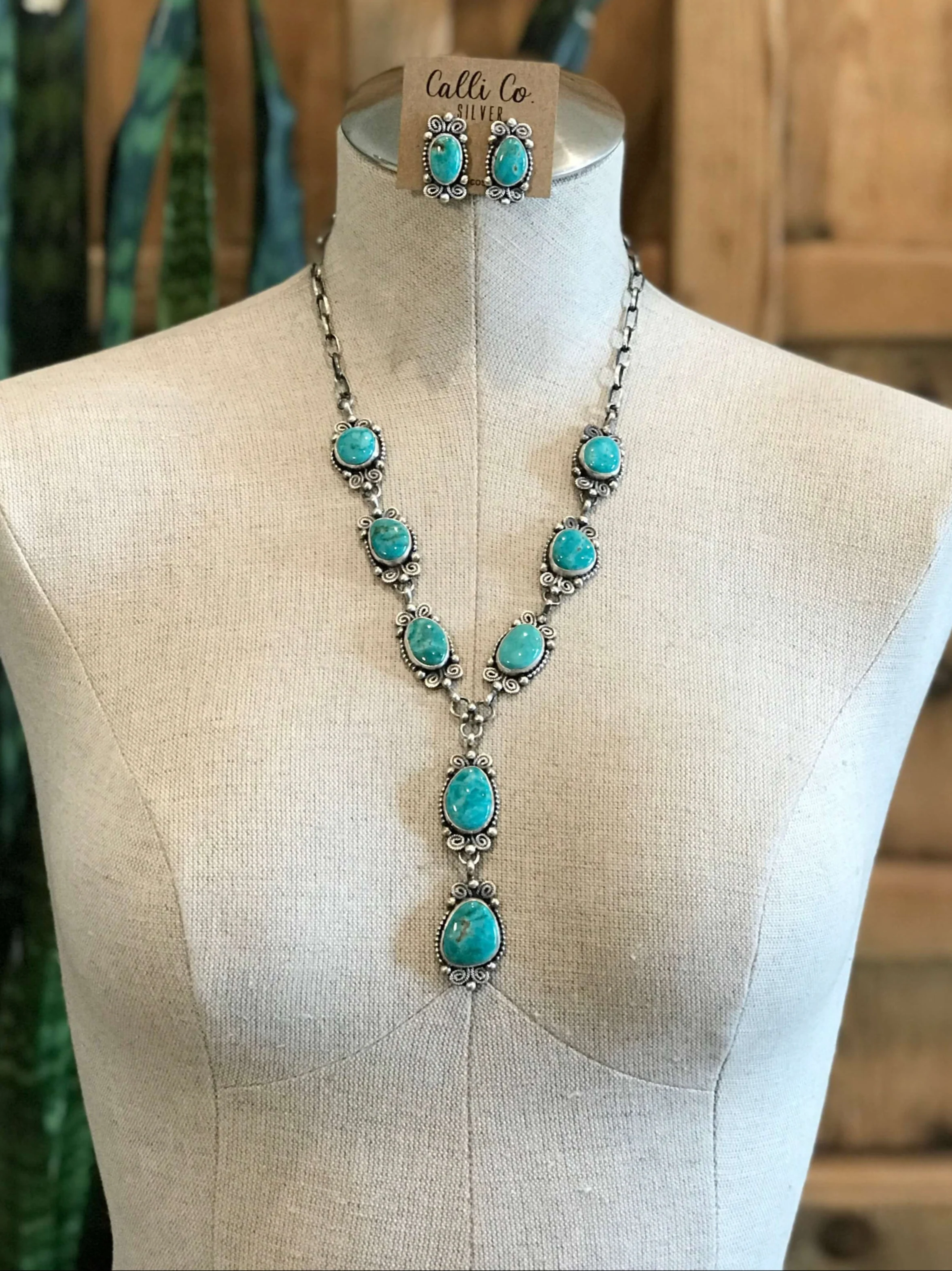 The Shima Lariat Necklace Set - Image 2